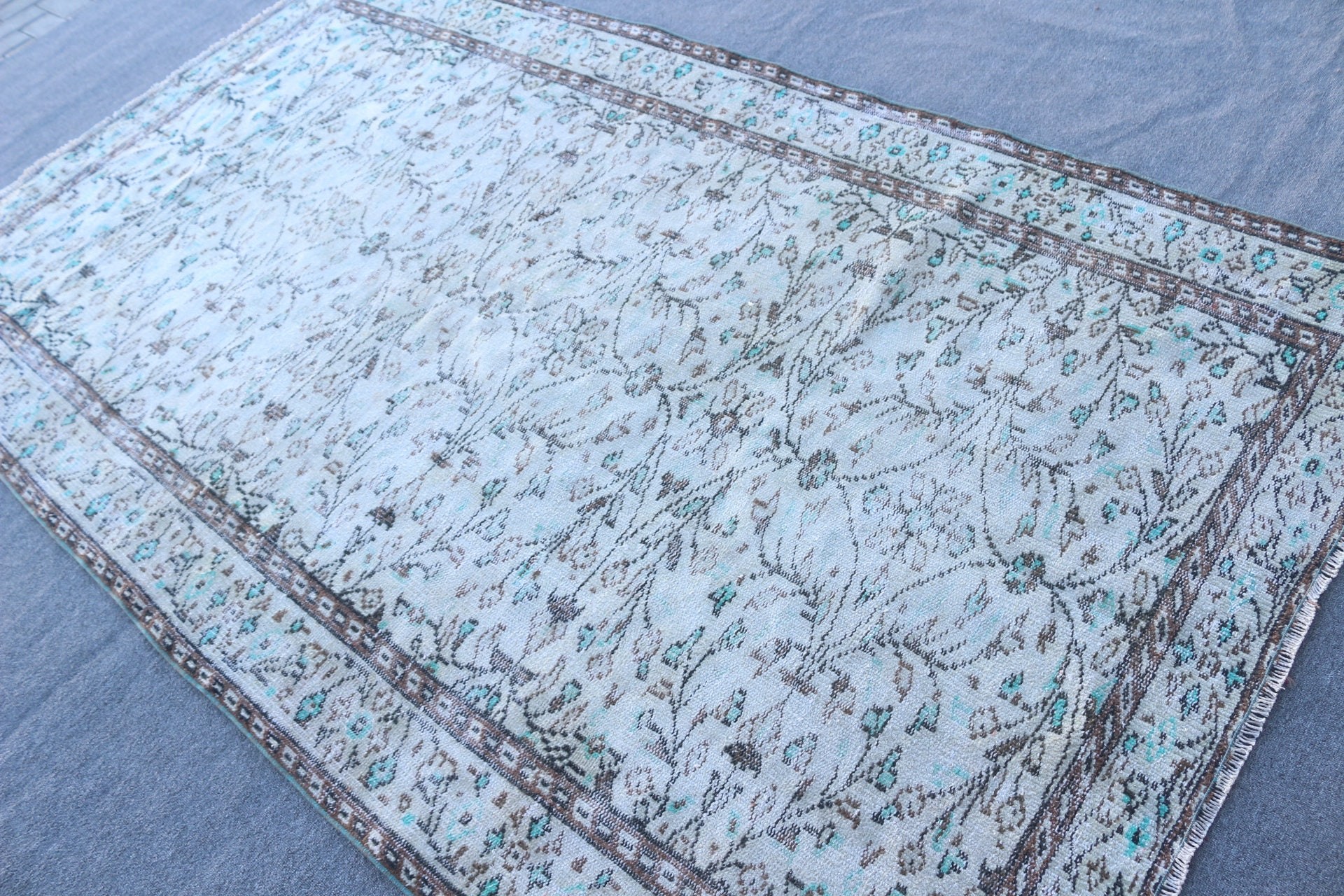 Antique Rug, Office Rug, Vintage Rugs, Bedroom Rug, Beige Antique Rug, 5.1x8.8 ft Large Rug, Moroccan Rugs, Turkish Rug, Living Room Rugs