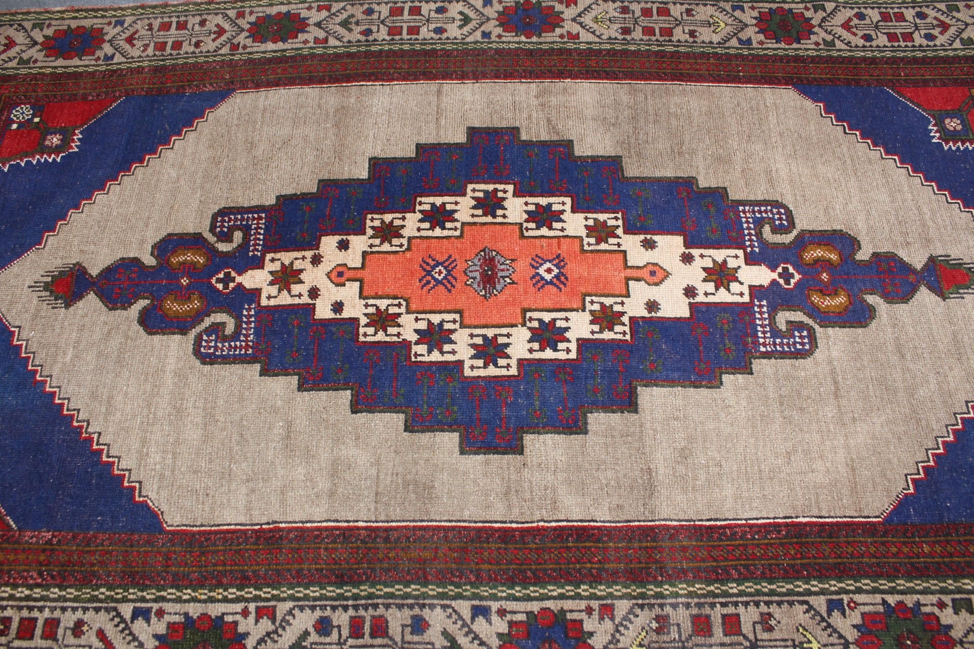 4.8x8.7 ft Büyük Halılar, Ev Dekor Halıları, Türk Halıları, Oturma Odası Halısı, Fas Halısı, Yemek Odası Halıları, Bej Ev Dekor Halısı, Vintage Halı