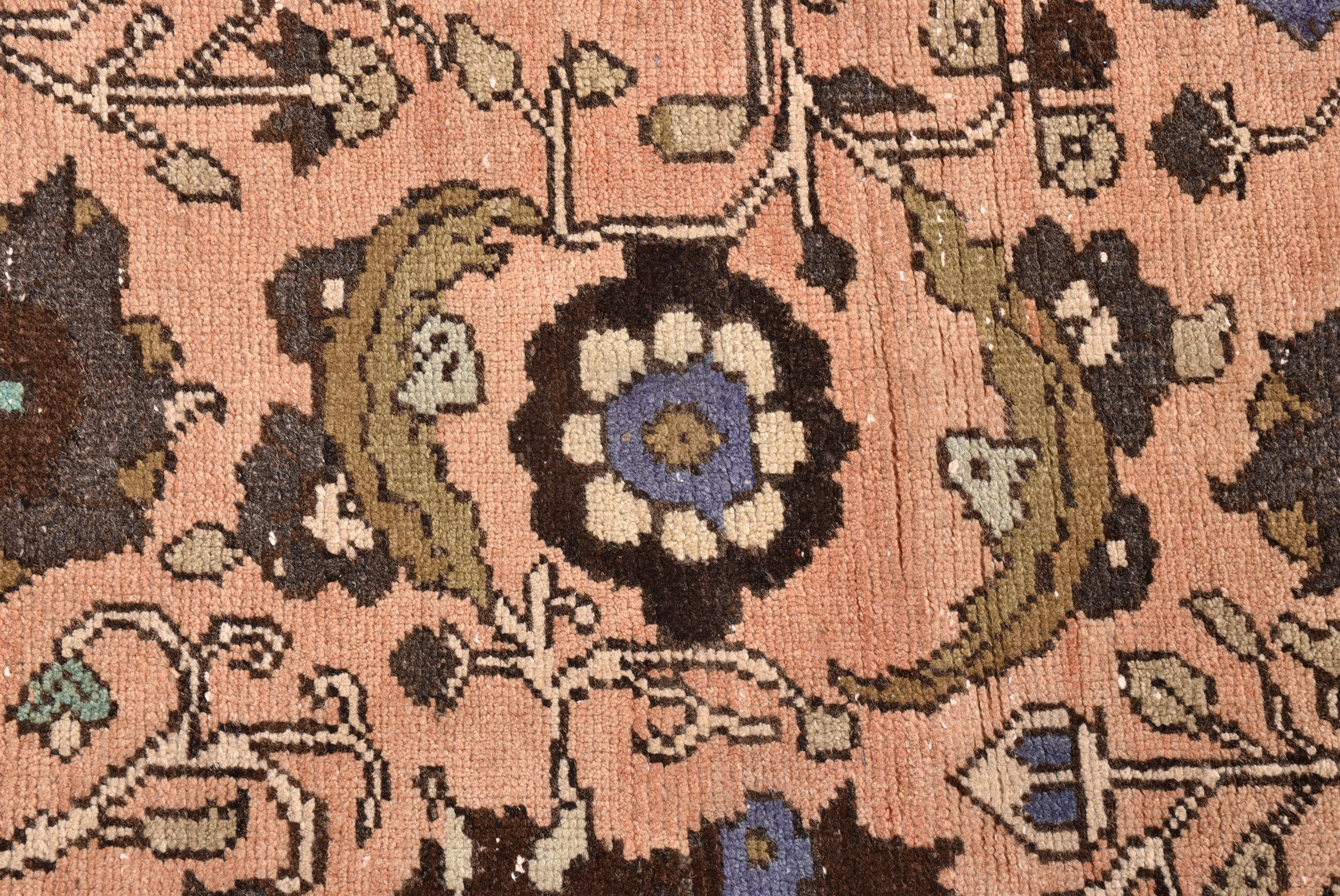 Türk Halısı, Oturma Odası Halıları, Yatak Odası Halıları, 4.6x10.1 ft Büyük Halı, Vintage Halı, Oryantal Halılar, Yemek Odası Halısı, Turuncu Düz Dokuma Halılar