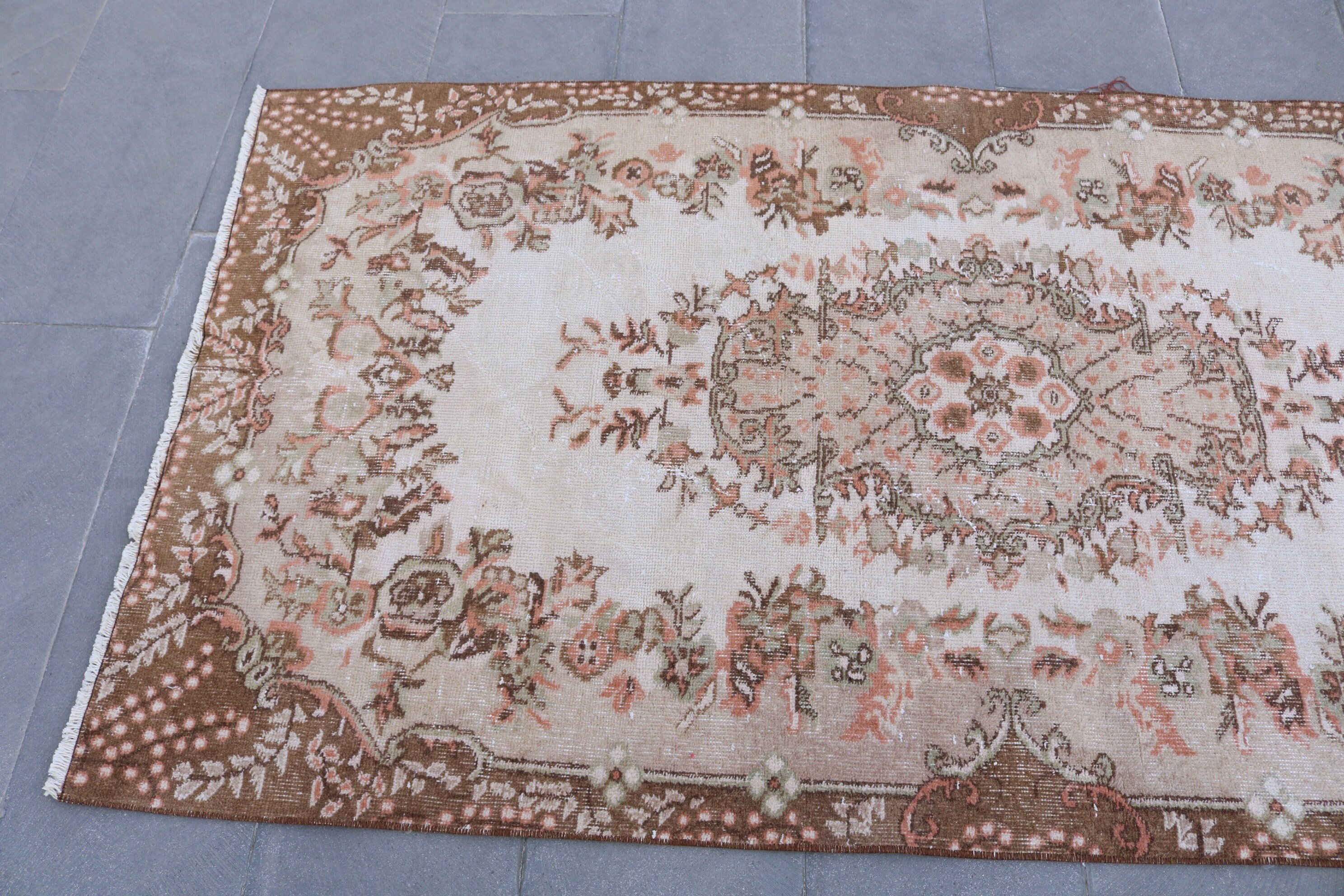 Ev Dekorasyonu Halısı, Oushak Halıları, Yer Halıları, Türk Bölge Halıları, Türk Halıları, Çocuk Odası Halısı, 3,7x7 ft Alan Halısı, Vintage Halılar, İç Mekan Halıları