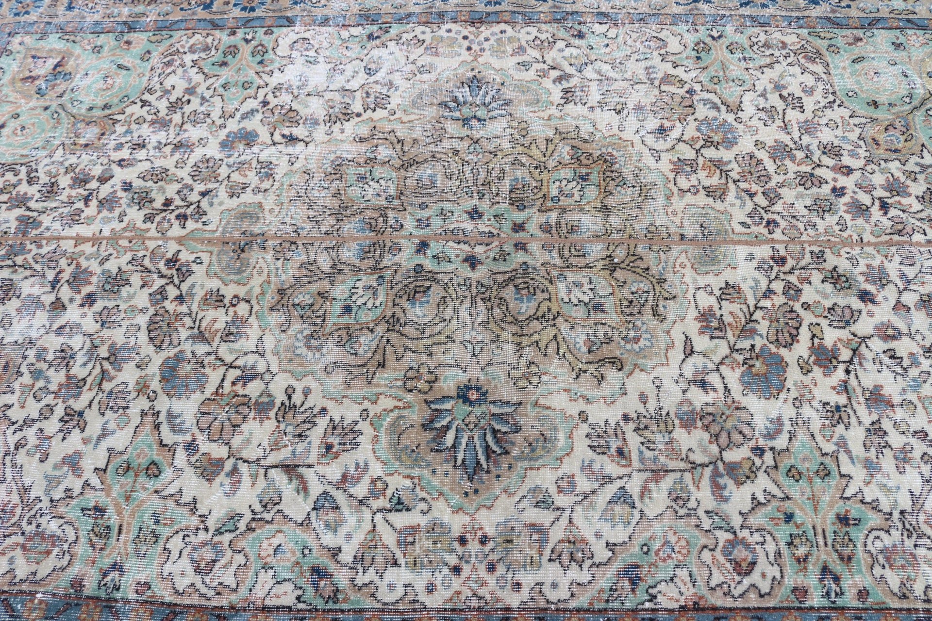 Beige Antique Rugs, 6.1x10 ft Large Rug, Wool Rug, Living Room Rug, Moroccan Rug, Vintage Rug, Rugs for Bedroom, Turkish Rug, Bedroom Rug