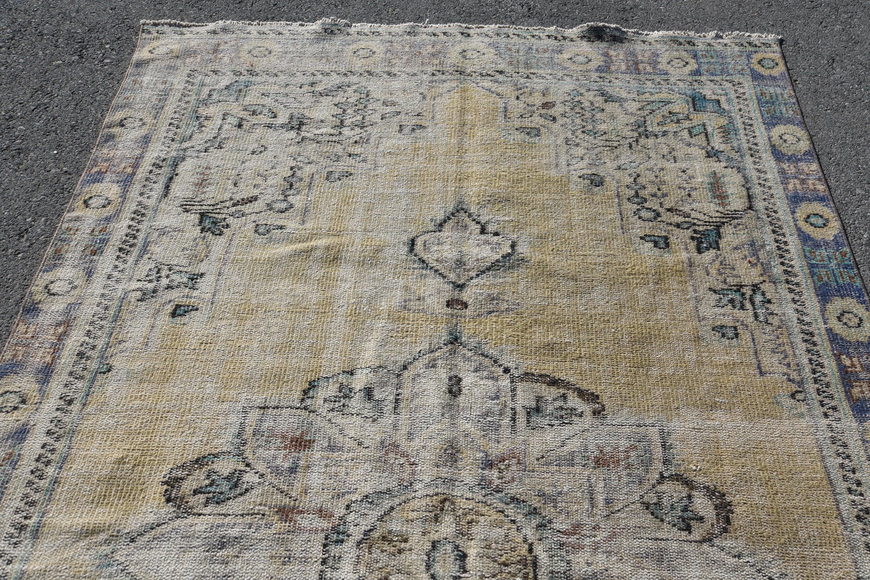 Living Room Rug, Turkish Rug, 5.5x9.5 ft Large Rug, Antique Rugs, Salon Rug, Bright Rug, Vintage Rug, Rugs for Dining Room, Home Decor Rug