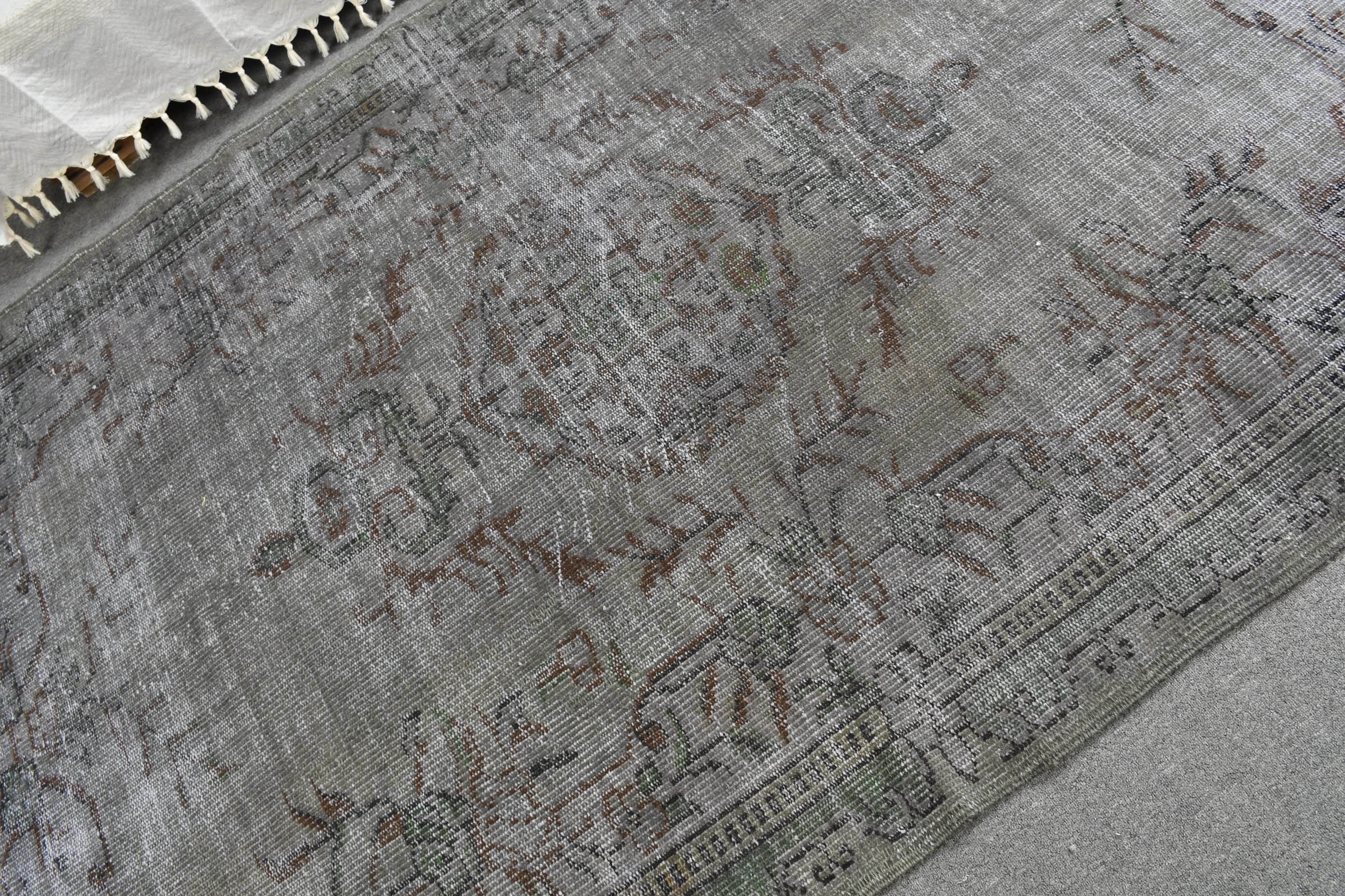 Living Room Rug, Bedroom Rug, Green Oushak Rug, Nomadic Rug, Antique Rugs, Vintage Rugs, Turkish Rug, 5.3x8.7 ft Large Rug