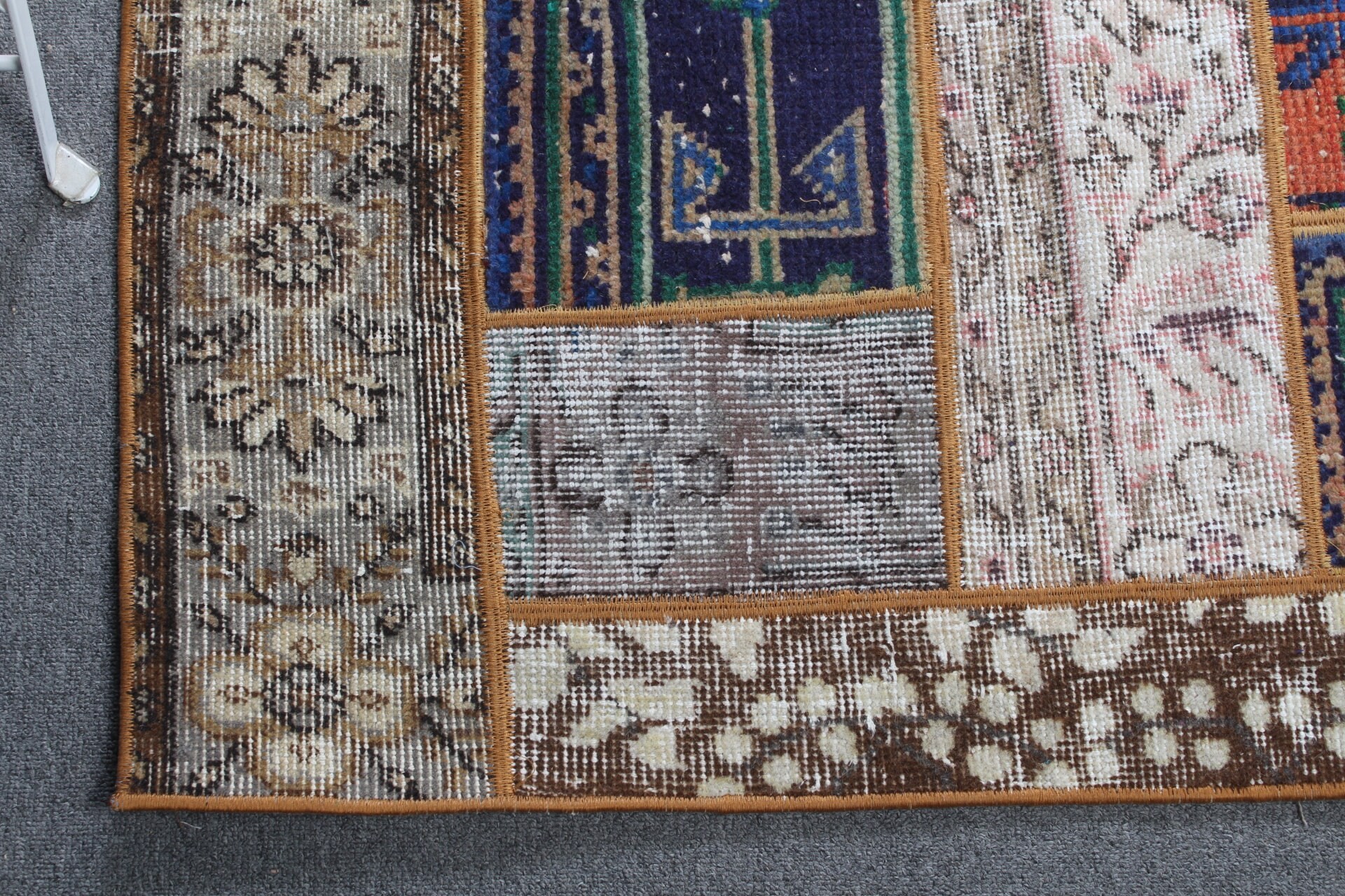 Havalı Halı, Mutfak Halıları, Vintage Halı, Yatak Odası Halısı, Türk Halısı, Giriş Halısı, 3,3x6,7 ft Vurgulu Halılar, Oryantal Halılar, Gökkuşağı Mutfak Halısı