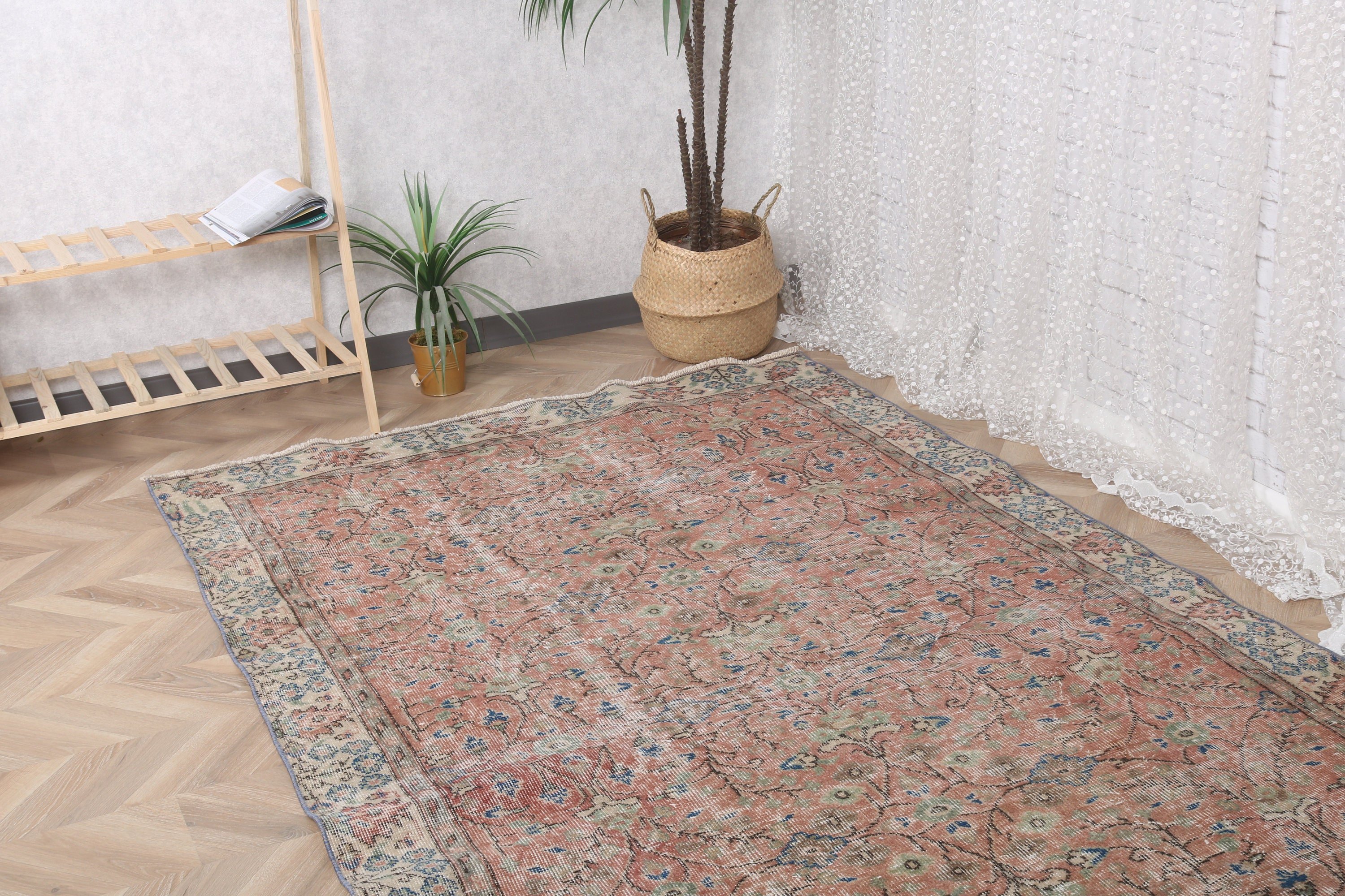 Türk Halısı, Yatak Odası Halıları, 4.9x9 ft Büyük Halılar, Aztek Halıları, Fas Halısı, Vintage Halı, Kırmızı Ev Dekor Halıları, Büyük Boho Halısı, Modern Halı