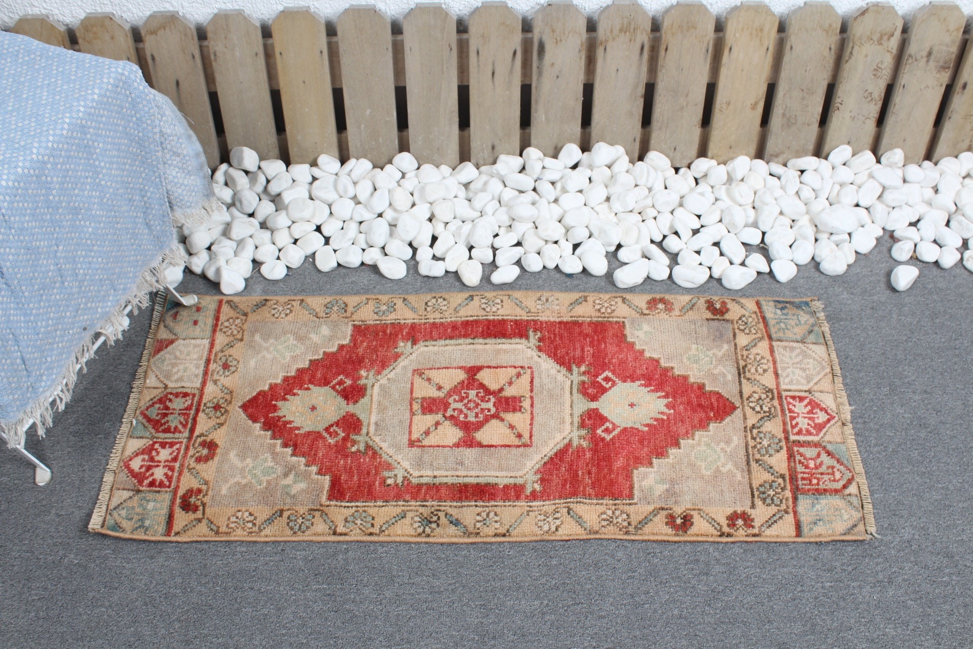 Anatolian Rug, Red Antique Rugs, Turkish Rug, Cool Rugs, Rugs for Bedroom, Vintage Rugs, Door Mat Rugs, 1.5x3.9 ft Small Rugs, Bedroom Rug