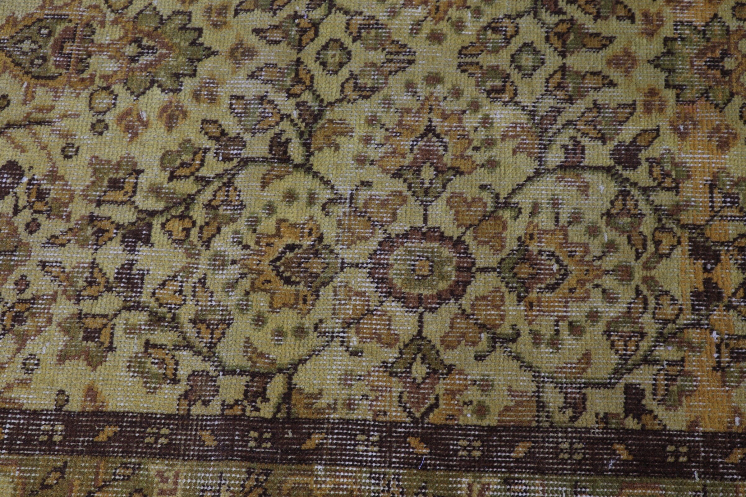 Turkish Rugs, Hallway Rug, Yellow Home Decor Rugs, Vintage Rug, Corridor Rug, Home Decor Rugs, 2.2x7.5 ft Runner Rug, Anatolian Rugs