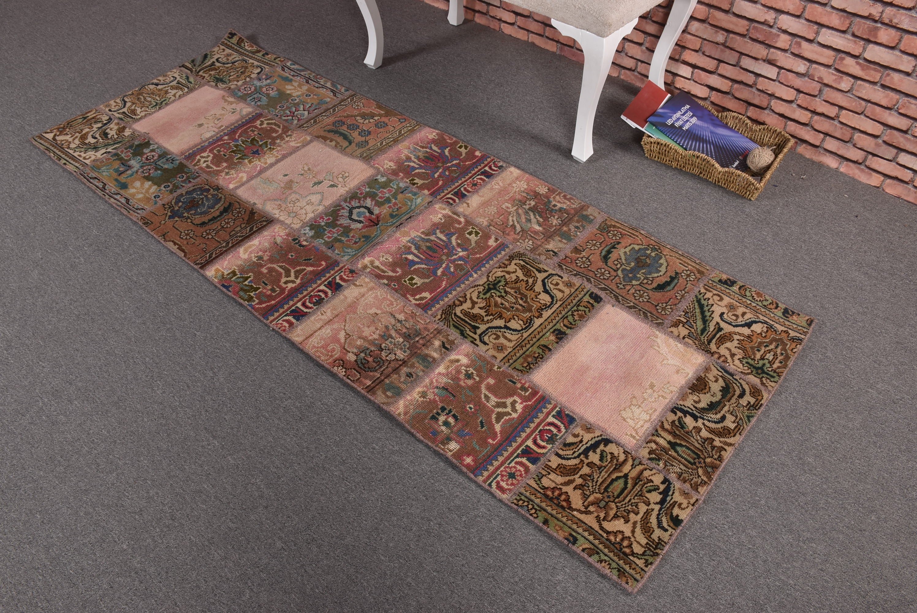 Merdiven Halıları, Ofis Halıları, Vintage Halılar, 2,6x6,9 ft Runner Halıları, Koridor Halıları, Türk Halıları, Bronz Lüks Halı, Havalı Halılar, Boho Halı