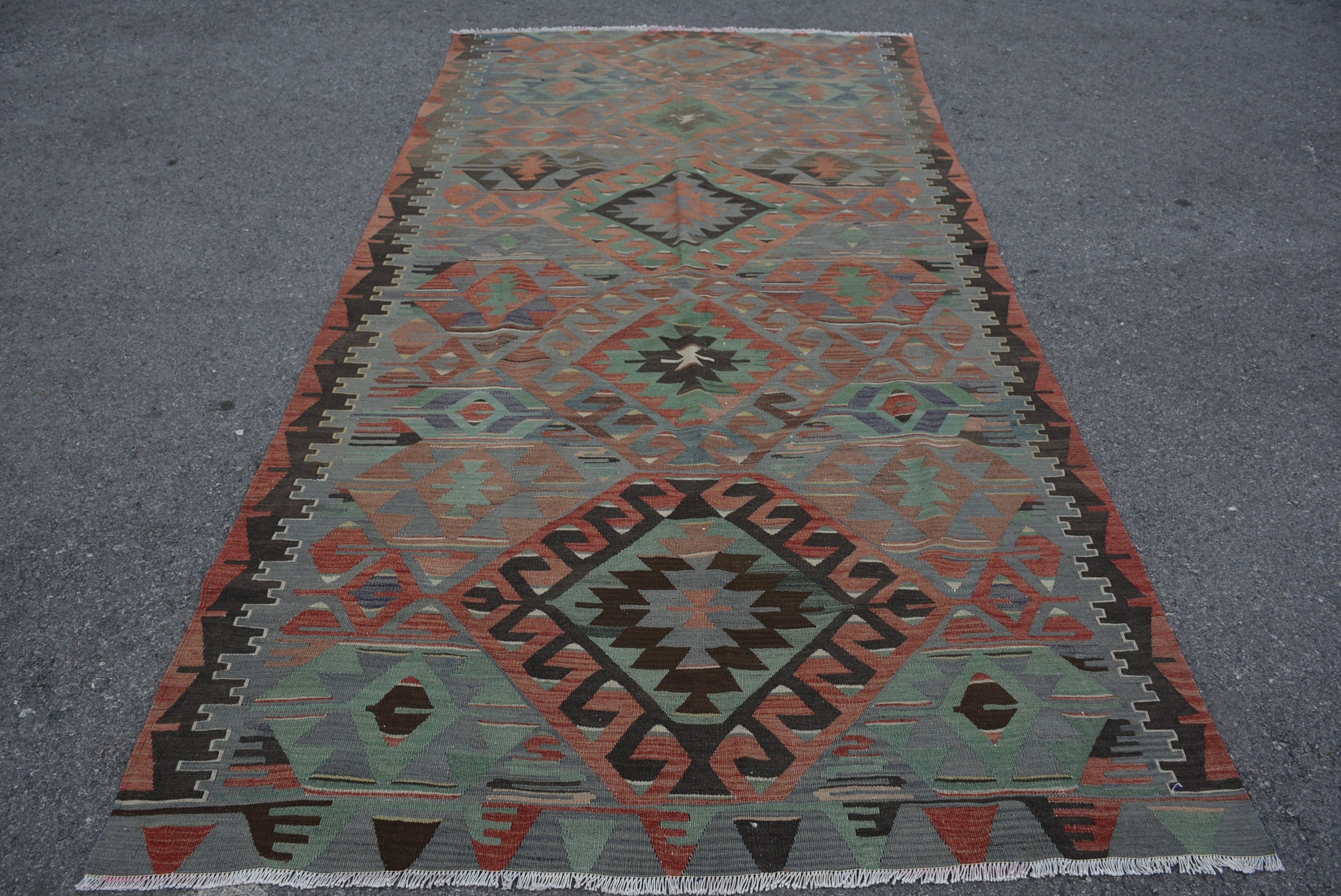 Eski Halılar, Kırmızı Ev Dekorasyonu Halısı, Kilim, Fas Halısı, Salon Halısı, Türk Halısı, Oturma Odası Halısı, Vintage Halı, 5x9.8 ft Büyük Halı