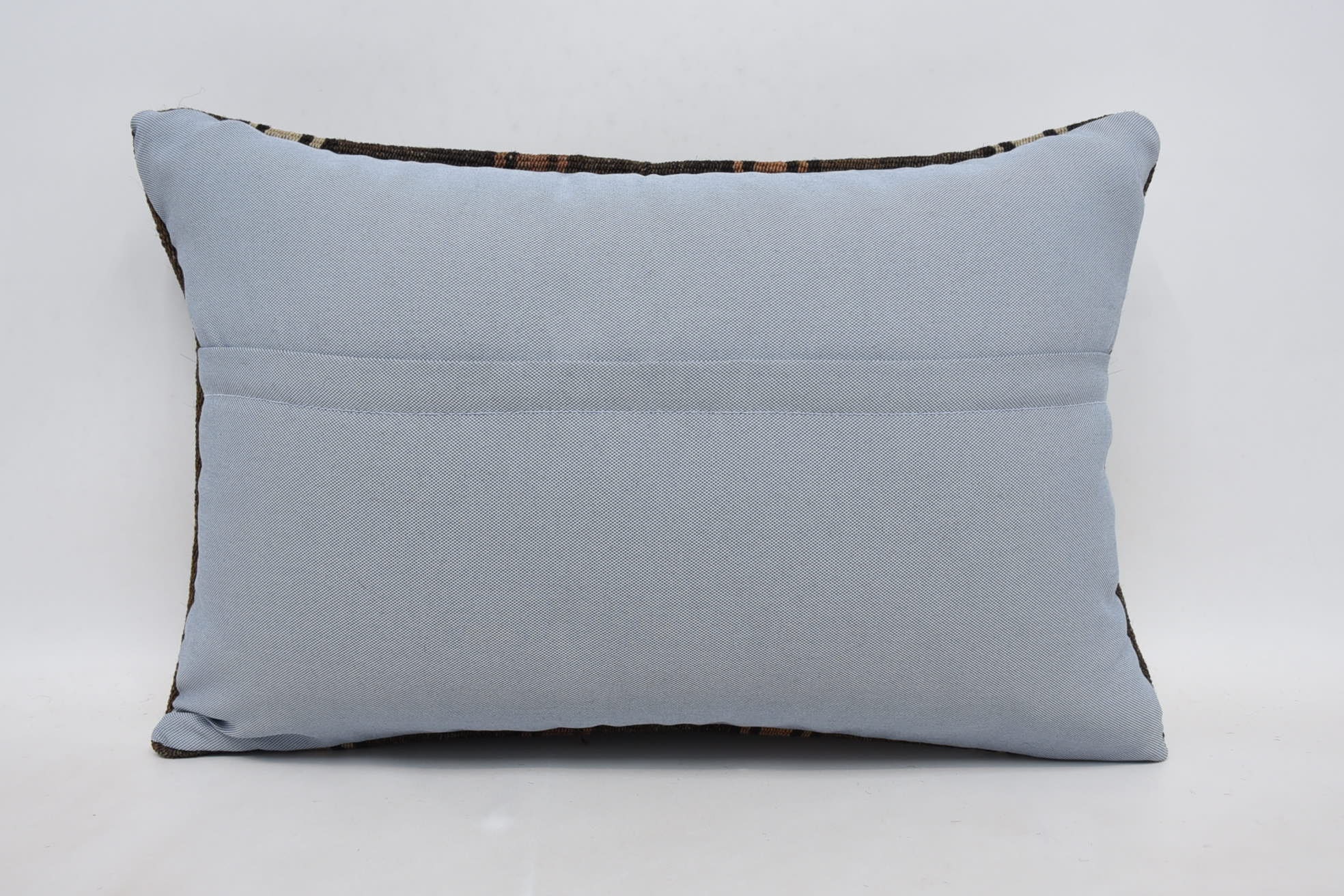 Handmade Kilim Cushion, Kilim Pillow, 16"x24" Brown Cushion, Bright Pillow Case, Boho Pillow, Couch Cushion, Aztec Pillow Sham