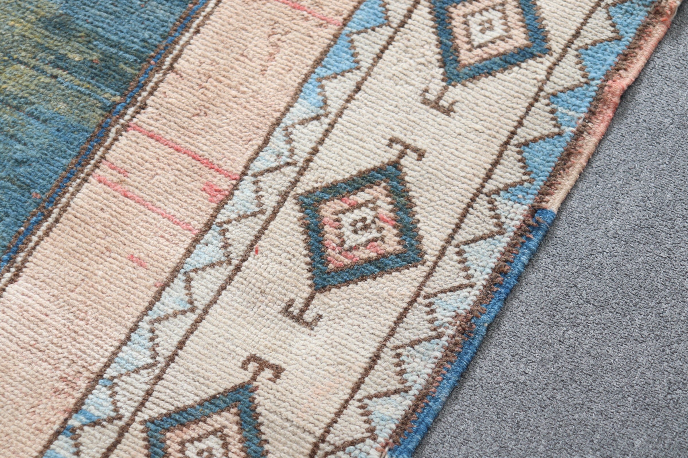 Living Room Rug, Vintage Rug, Turkish Rug, Salon Rugs, Orange Cool Rugs, 5.9x8.6 ft Large Rug, Moroccan Rugs, Custom Rug