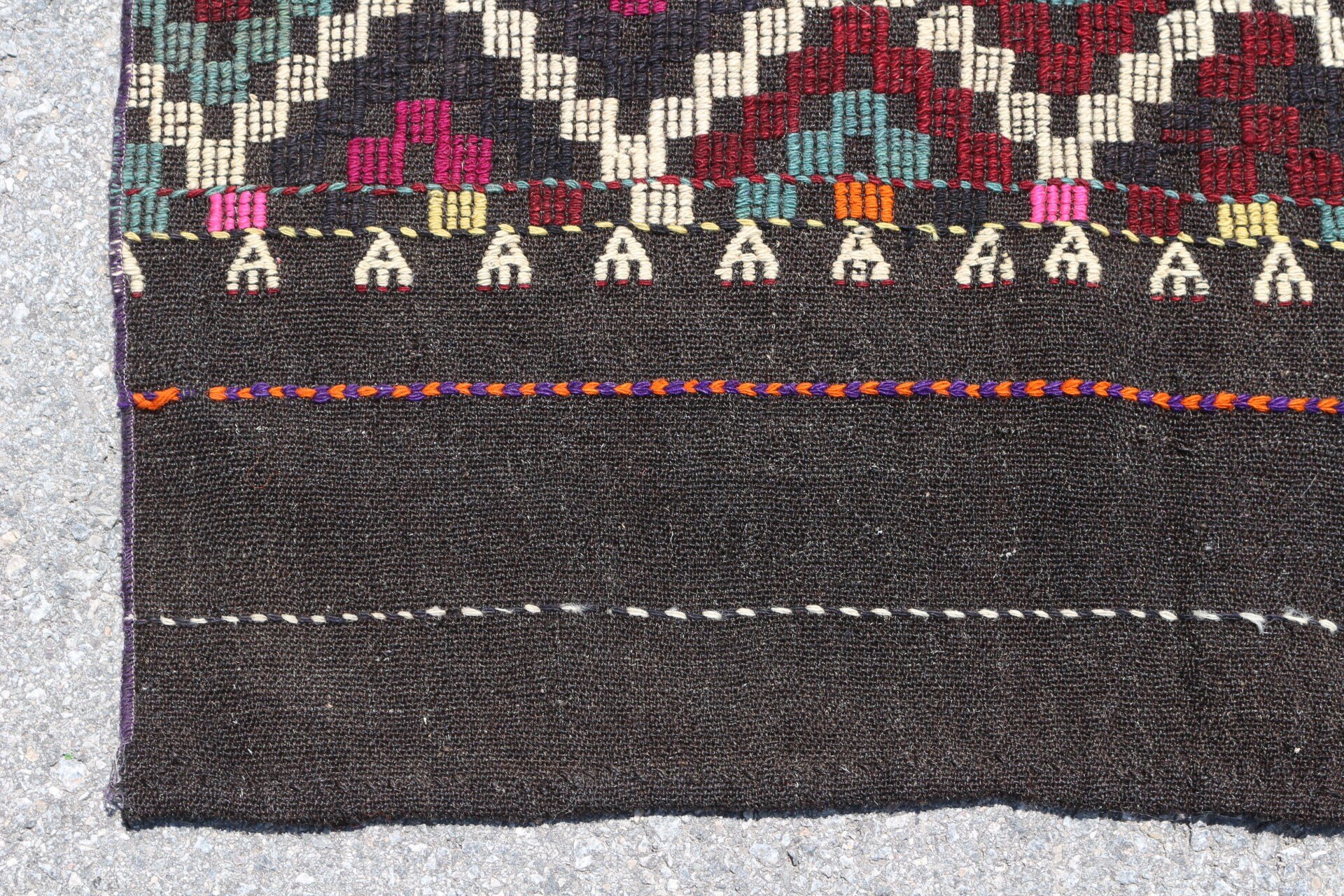 Koridor Halısı, 2.5x8.6 ft Runner Halısı, Kahverengi Ev Dekor Halısı, Vintage Halılar, Ev Dekor Halıları, Kilim, Türk Halıları, Merdiven Halısı