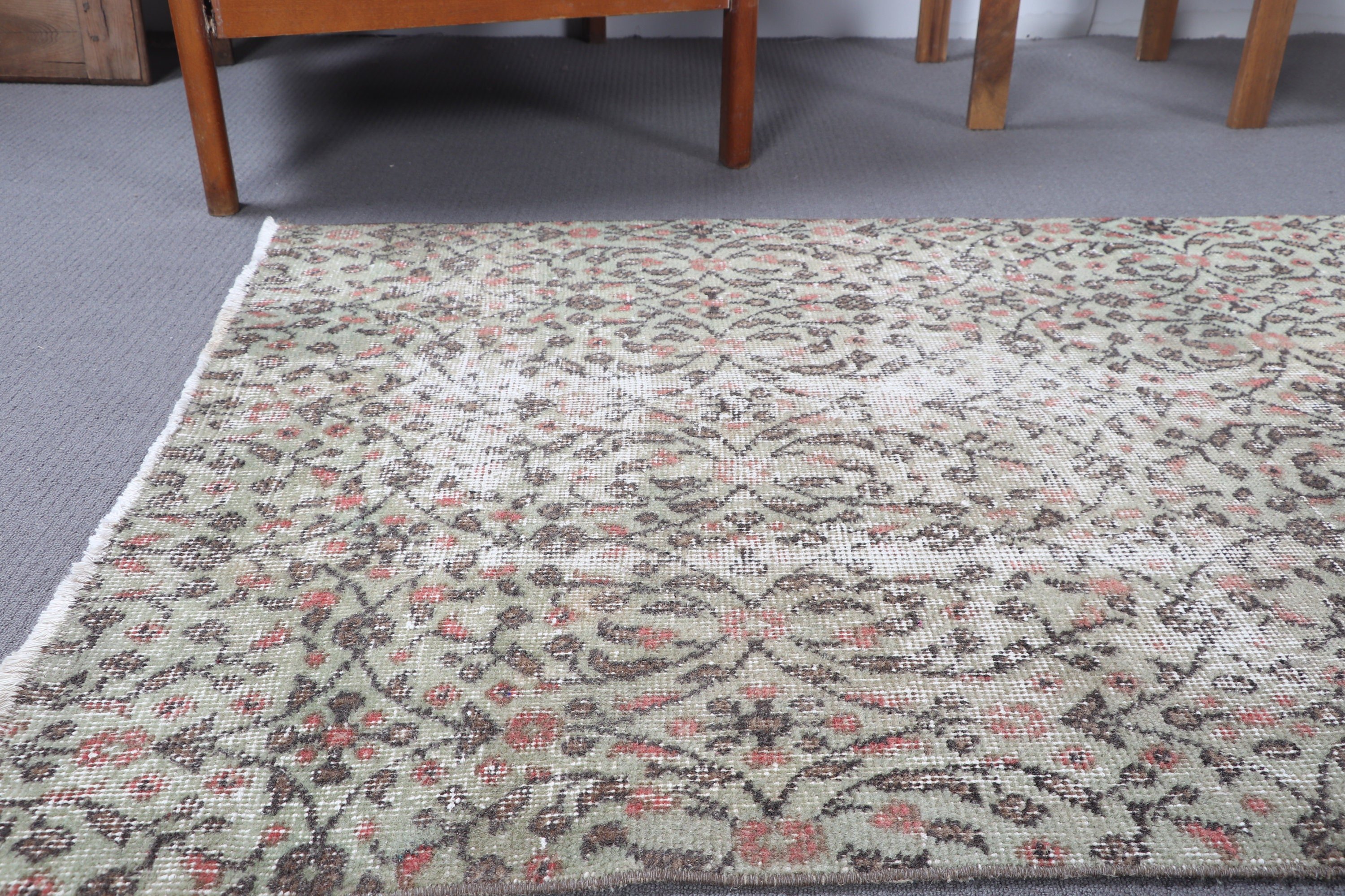 Accent için Halılar, Bej Yatak Odası Halıları, Türk Halıları, Etnik Halı, Yatak Odası Halıları, Giriş Halıları, Vintage Halı, 3,2x6,5 ft Accent Halı, Oryantal Halılar