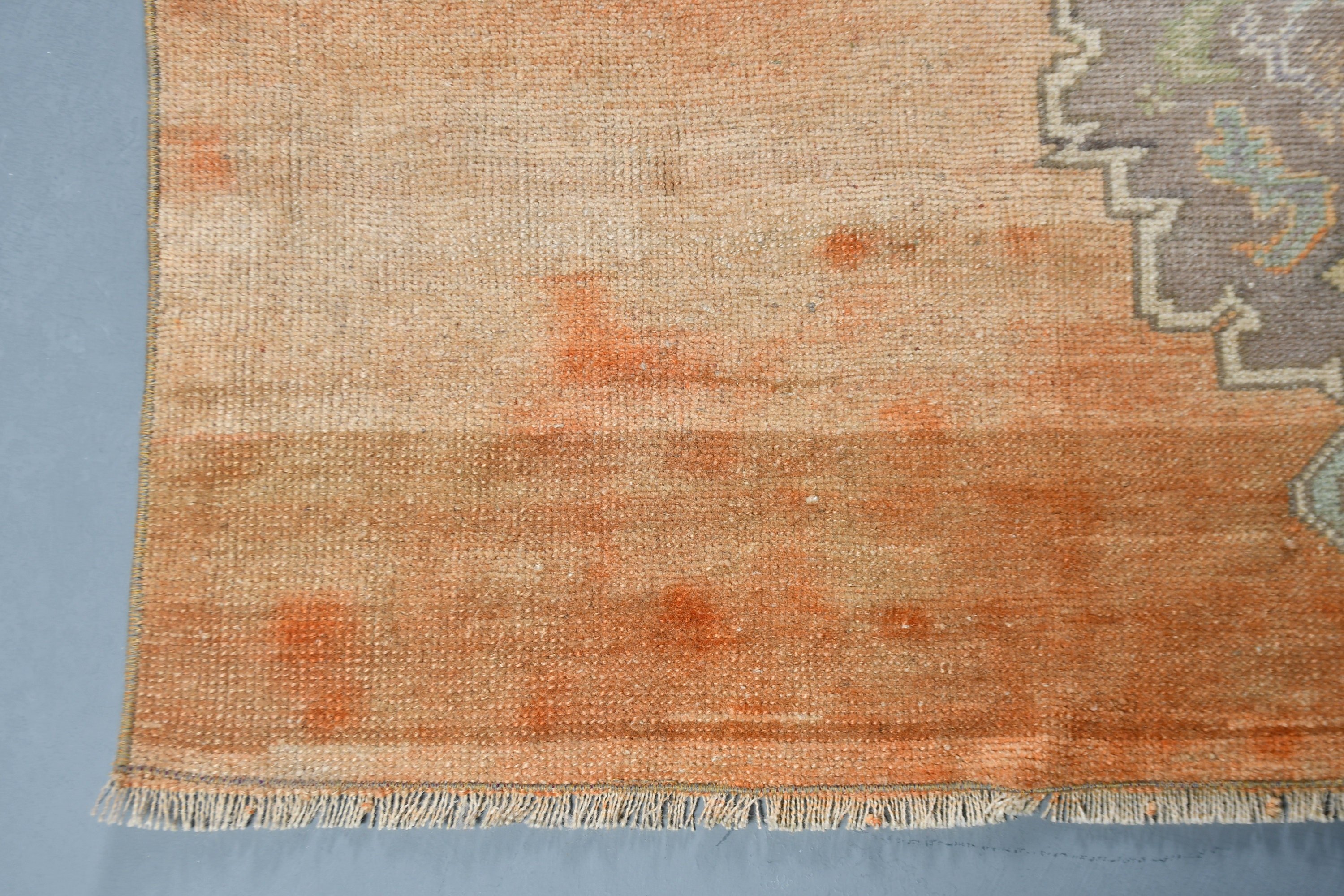 Living Room Rug, Turkish Rugs, Turkey Rug, Vintage Rugs, Oushak Rug, Rugs for Living Room, Colorful Rug, 4.3x10.4 ft Large Rugs, Salon Rugs
