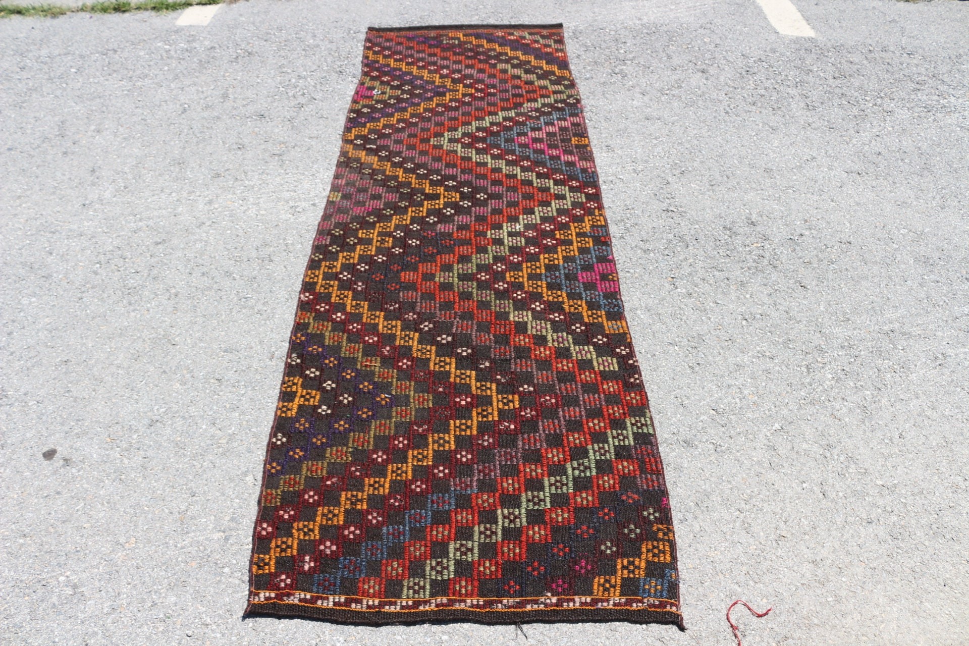 Koridor Halıları, Siyah Mutfak Halısı, Runner Halıları, Türk Halısı, Antika Halı, 2.6x8.3 ft Runner Halıları, Kilim, Vintage Halılar, Ev Dekorasyonu Halısı