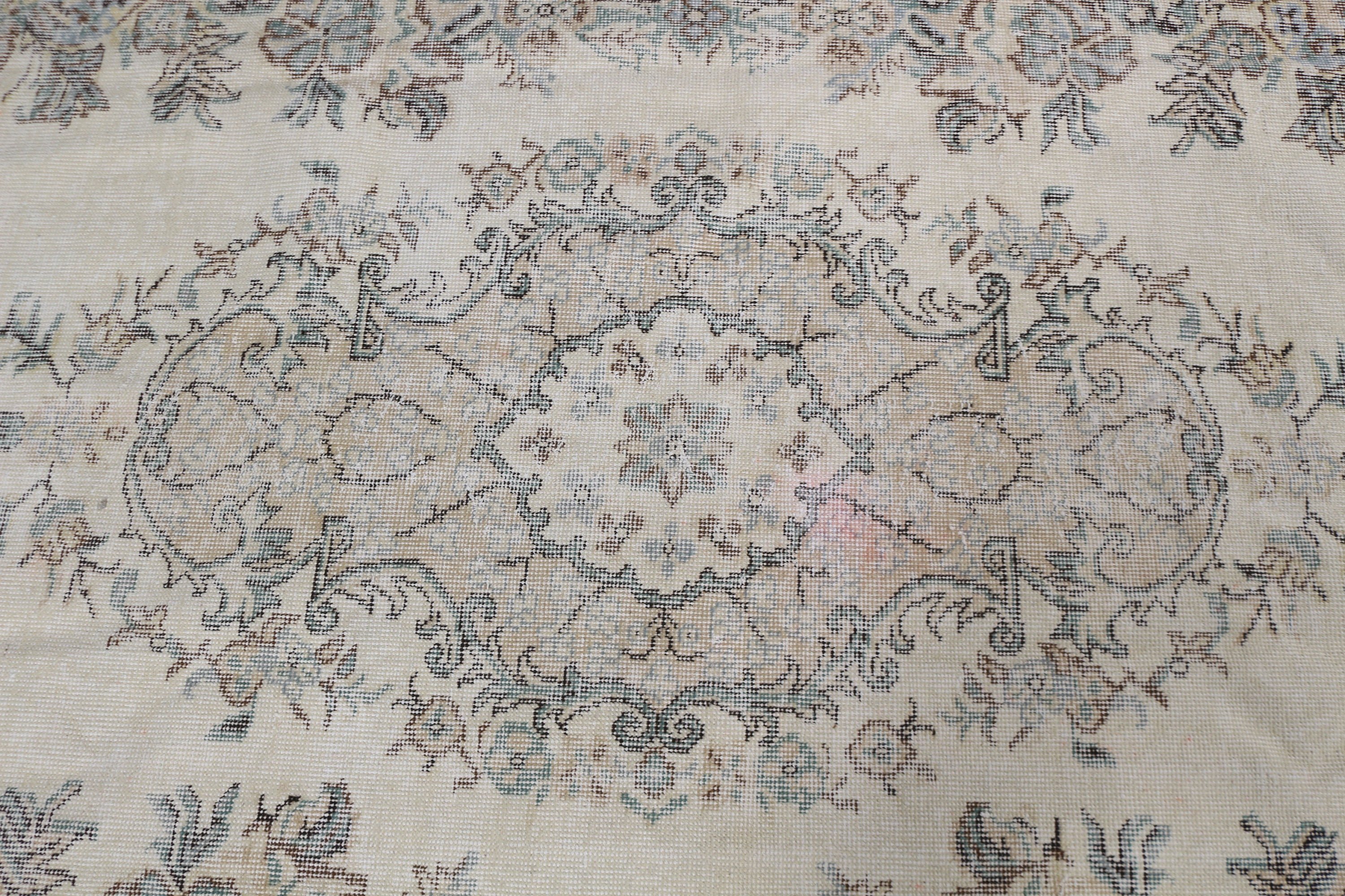 Türk Halıları, Oturma Odası Halısı, Bej Lüks Halı, Vintage Halı, Yemek Odası Halısı, Ev Dekor Halıları, 5.6x9.3 ft Büyük Halı, Oryantal Halılar