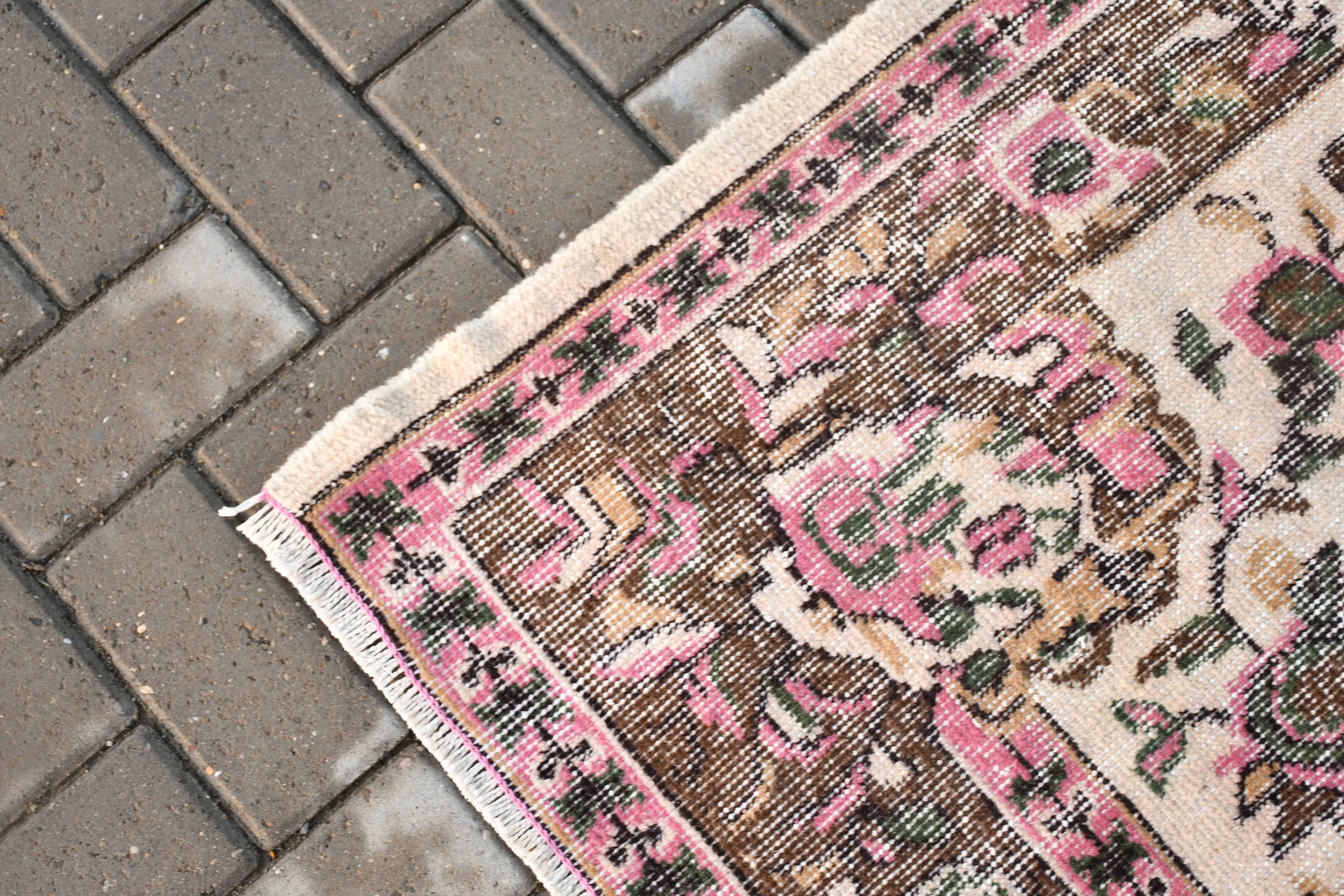 3.8x7 ft Area Rug, Vintage Rug, Rugs for Area, Moroccan Rug, Indoor Rugs, Beige Oriental Rug, Turkish Rugs, Kitchen Rug, Antique Rug