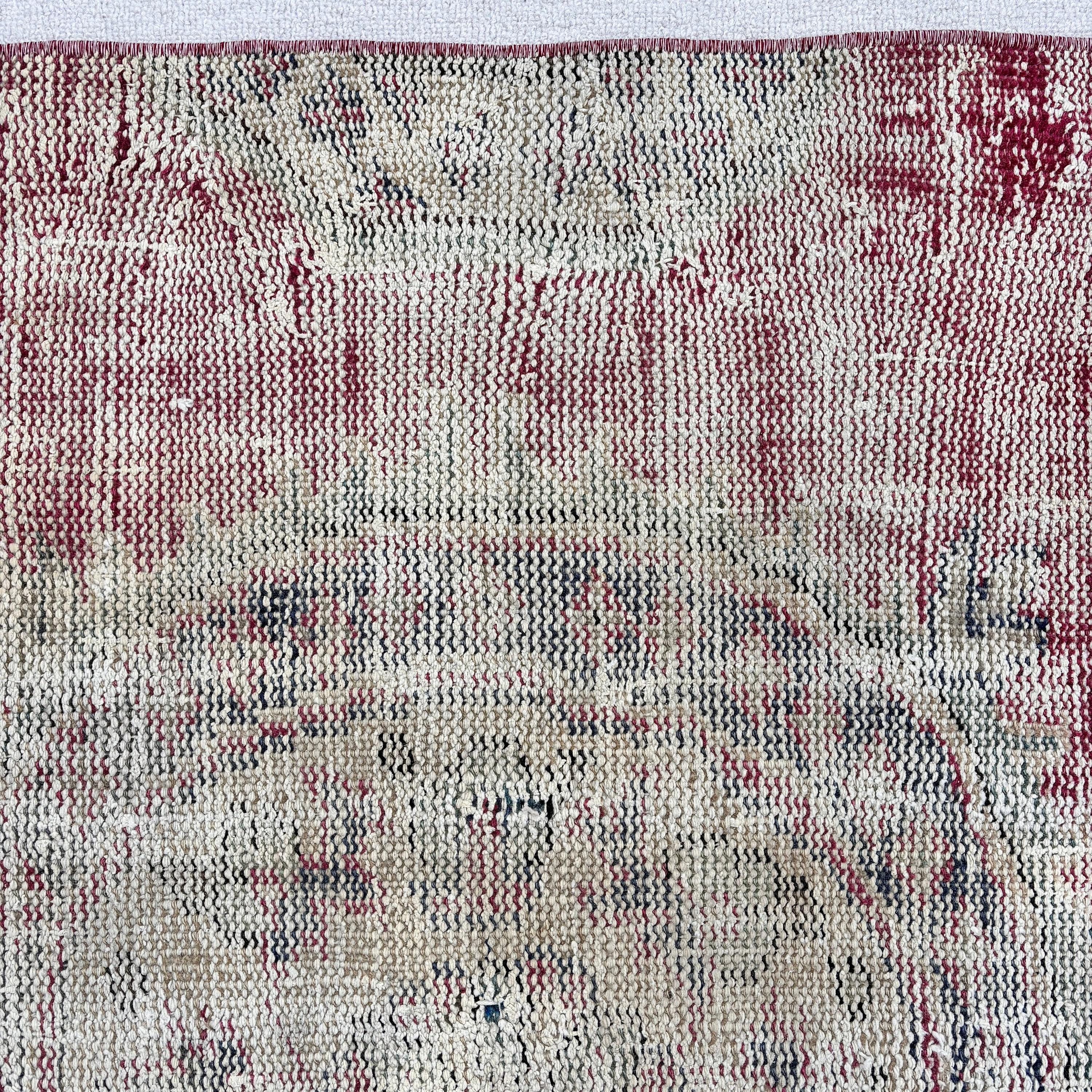 Pink Oushak Rug, 3.9x7.3 ft Area Rug, Rugs for Nursery, Neutral Rugs, Turkish Rug, Cool Rugs, Oushak Area Rug, Indoor Rugs, Vintage Rugs