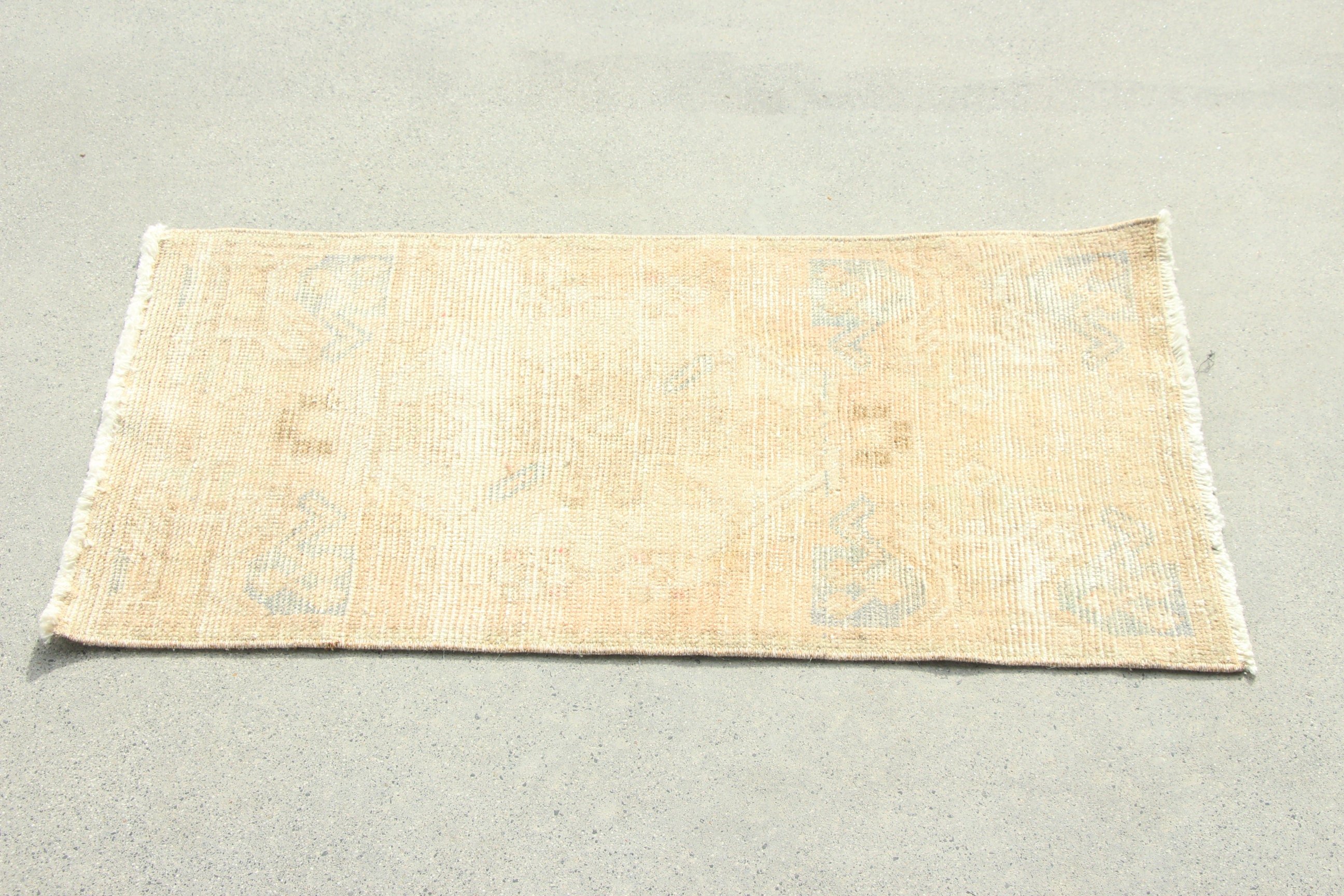 Türk Halıları, Boho Halıları, Banyo Halıları, Lüks Halılar, Küçük Vintage Halı, Vintage Halılar, El Dokuma Halı, 1.5x2.9 ft Küçük Halılar, Kahverengi Açıklama Halısı