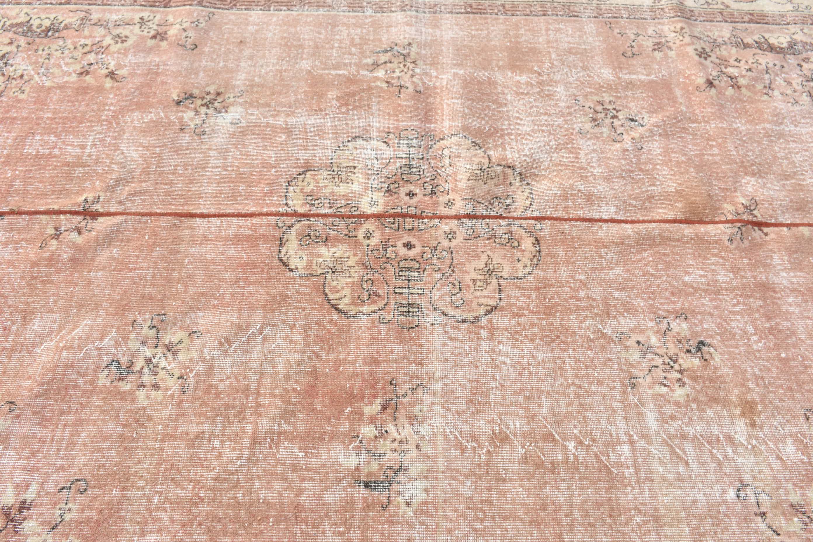 Moroccan Rugs, Antique Rug, Vintage Rug, Bedroom Rug, 6.8x10.2 ft Large Rugs, Salon Rugs, Turkish Rug, Rugs for Bedroom, Beige Antique Rug