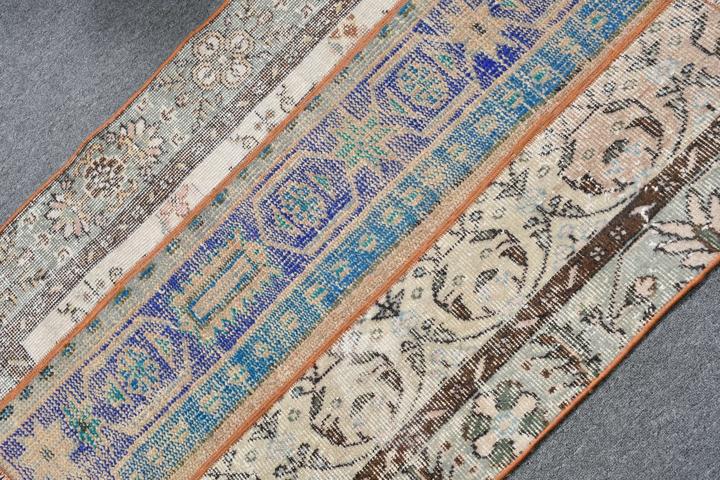 Moroccan Rug, Vintage Rugs, Turkish Rug, Floor Rugs, Pale Rug, Rugs for Wall Hanging, 2.6x3.8 ft Small Rug, Brown Floor Rugs, Bathroom Rug