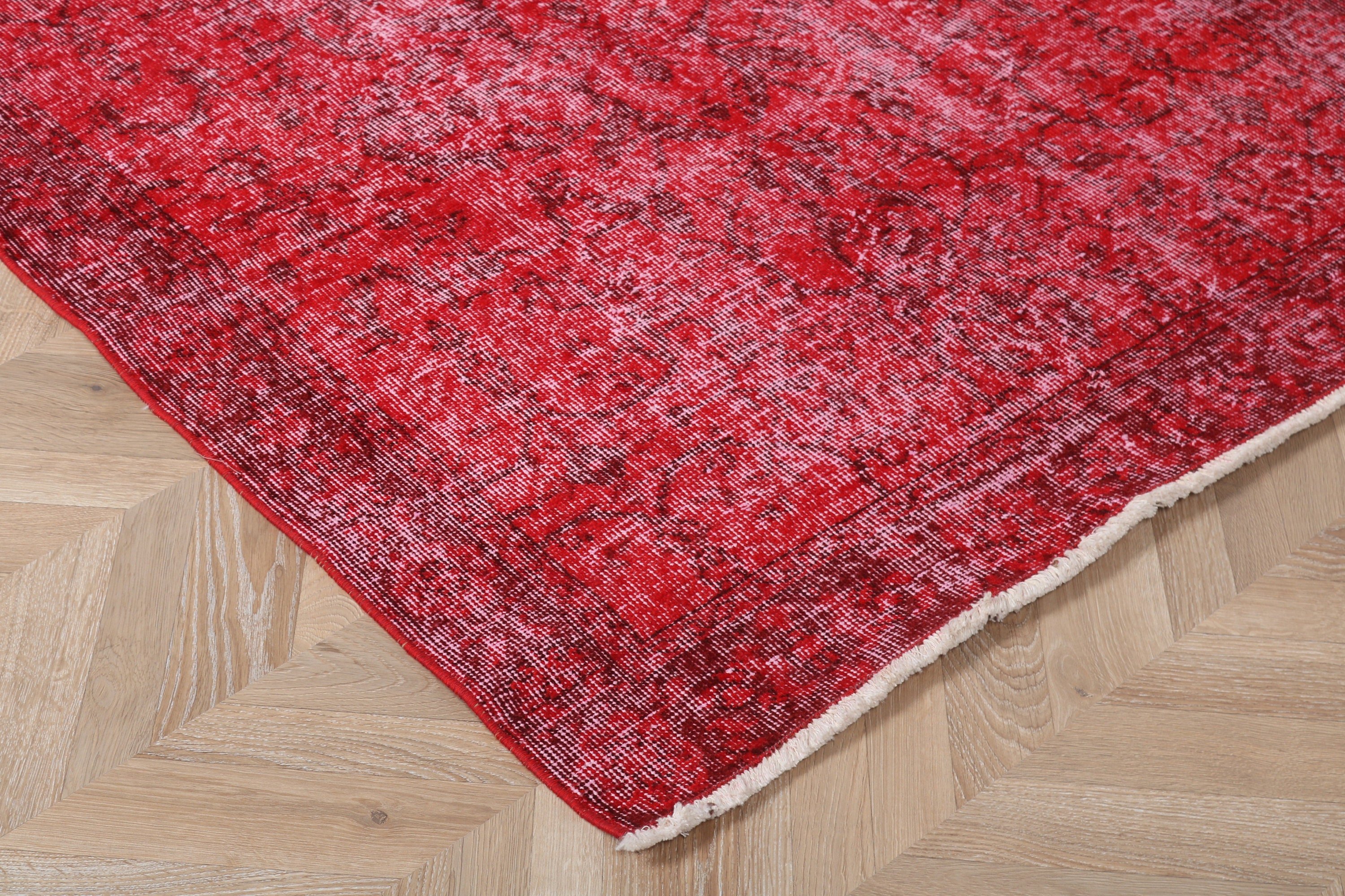 Vintage Rugs, Red  4.7x6.7 ft Area Rugs, Vintage Area Rugs, Boho Rugs, Flatweave Rugs, Bedroom Rugs, Turkish Rug, Exotic Rugs