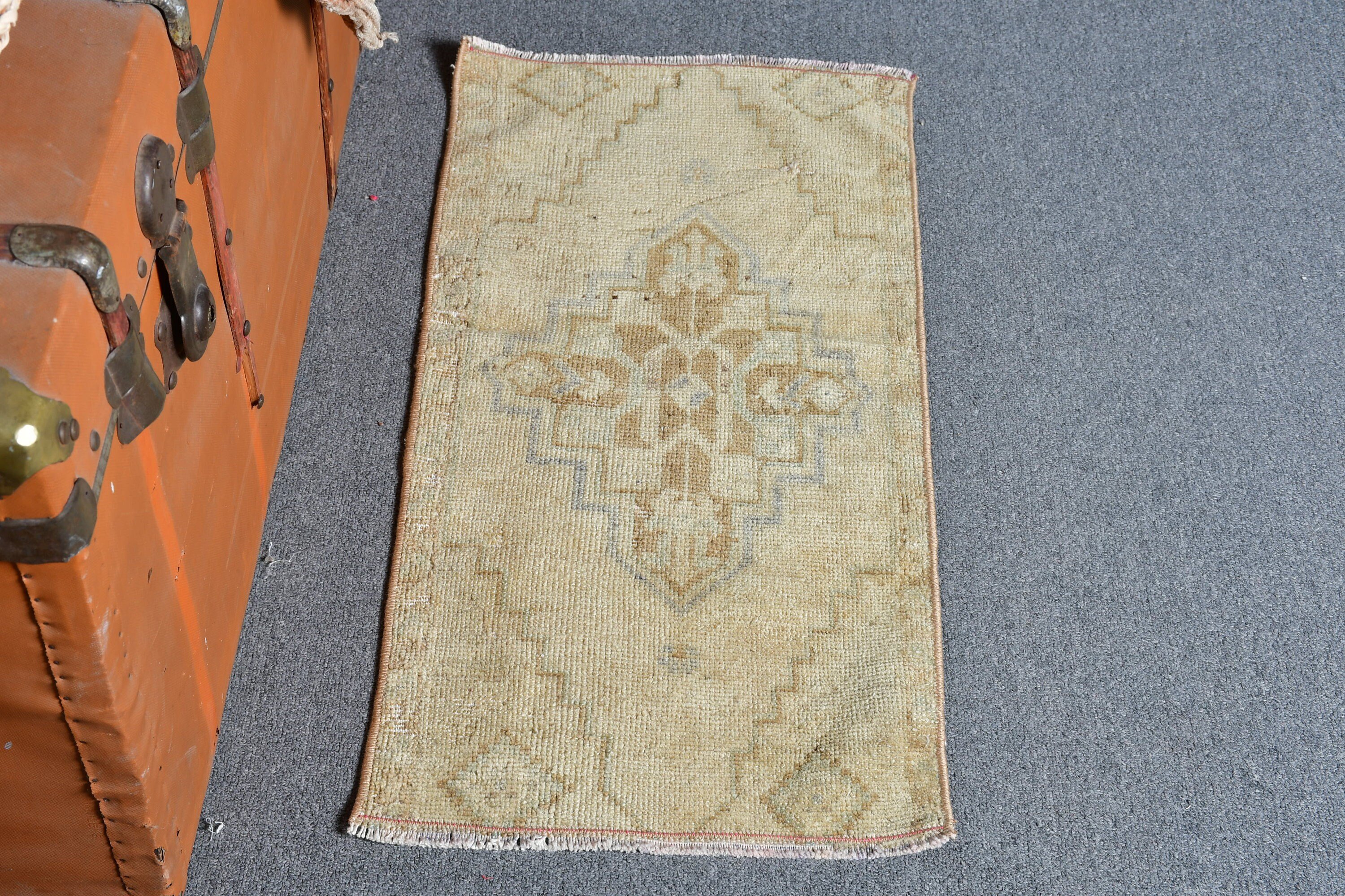 Yatak Odası Halısı, Mutfak Halıları, 1.3x2.6 ft Küçük Halılar, Düz Dokuma Halılar, Türk Halıları, Ev Dekorasyonu Halısı, Kahverengi Yün Halılar, Vintage Halılar, Giriş Halıları