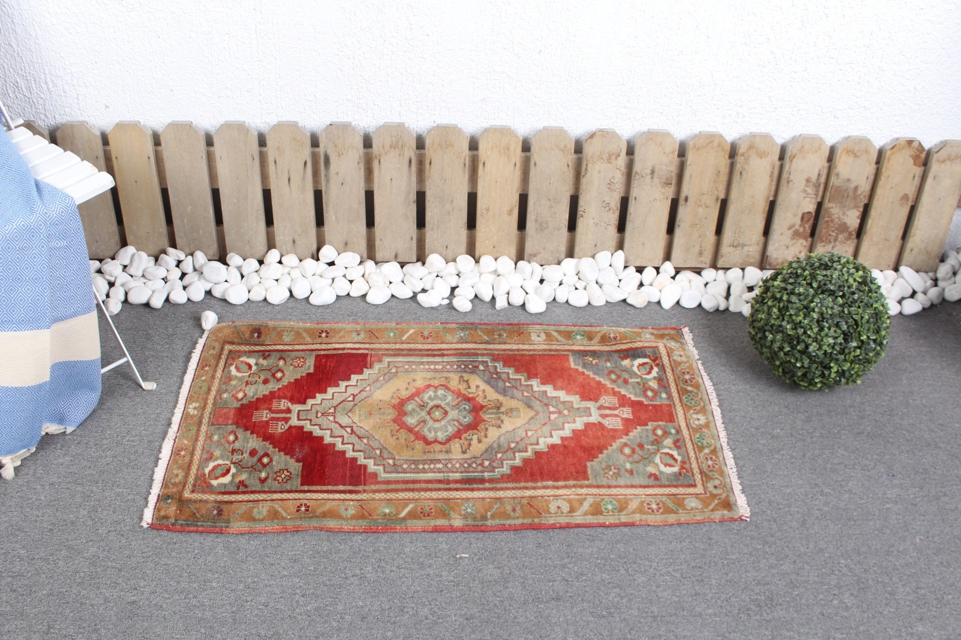 Car Mat Rug, 1.7x3.3 ft Small Rugs, Red Oriental Rugs, Rugs for Bedroom, Oriental Rug, Entry Rug, Vintage Rug, Moroccan Rug, Turkish Rug