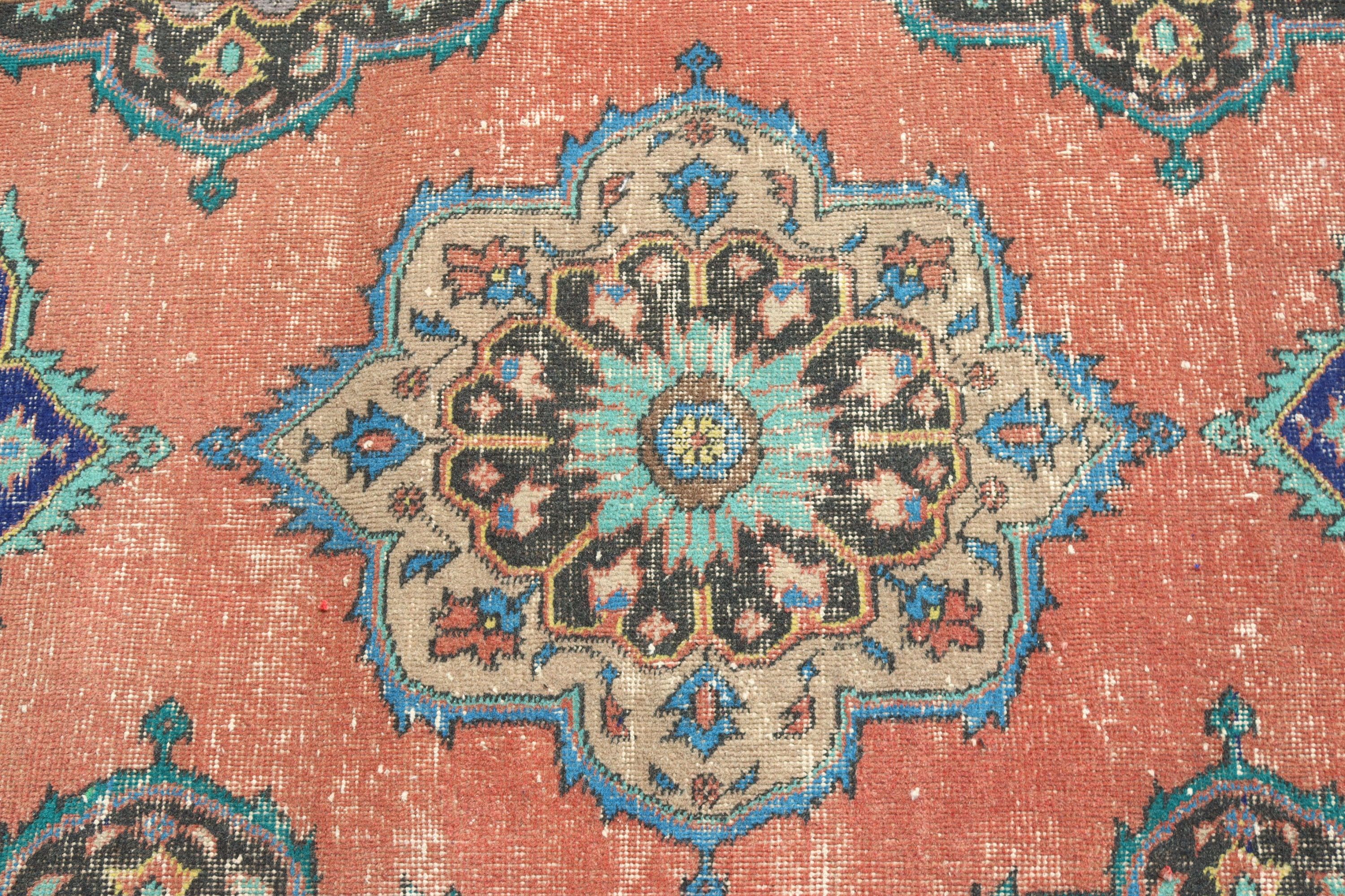 Kırmızı Açıklama Halıları, Koridor Halısı, Mutfak Halıları, Geometrik Halı, Türk Halıları, Ev Dekorasyonu Halıları, 2.4x12.7 ft Runner Halıları, Vintage Halılar