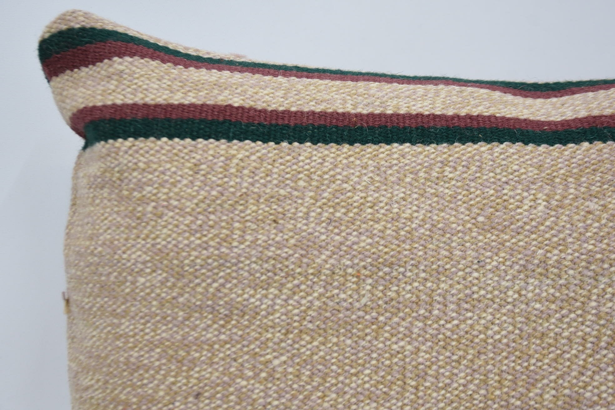 16"x24" Yellow Pillow, Turkish Pillow, Decorative Bolster Cushion Cover, Turkish Kilim Pillow, Nomadic Cushion, Antique Pillows