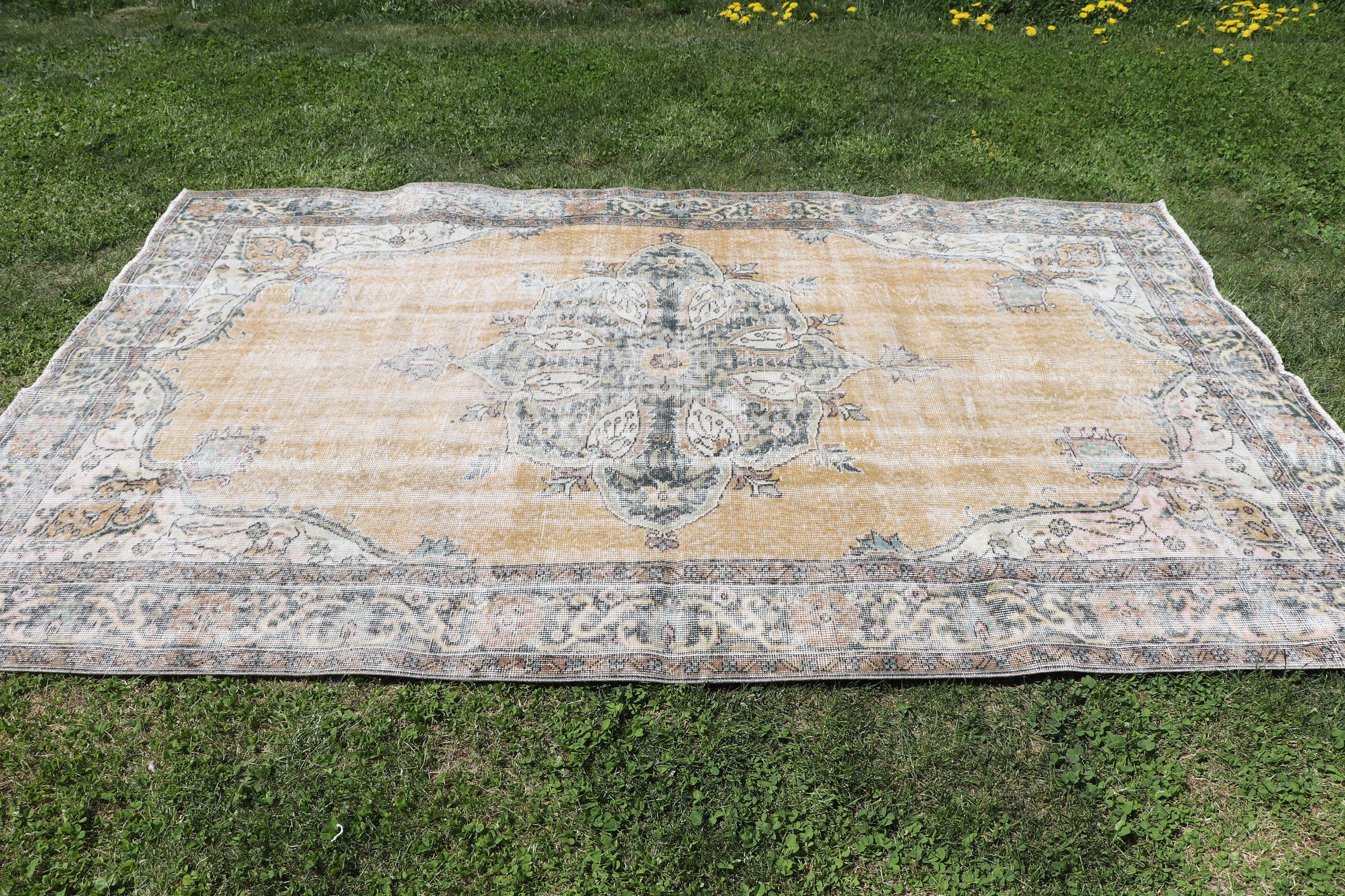 Yatak Odası Halısı, Büyük Boho Halısı, Boho Halısı, 5.7x8.8 ft Büyük Halılar, Vintage Halı, Kahverengi Anadolu Halıları, Yer Halıları, Modern Halılar, Türk Halısı