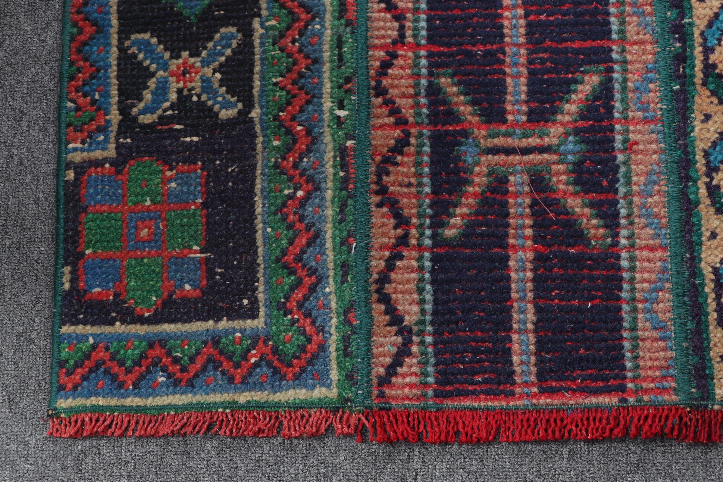 Car Mat Rugs, Kitchen Rug, Oushak Rugs, Blue Anatolian Rugs, Eclectic Rug, Vintage Rug, Turkish Rug, 2.1x2.8 ft Small Rugs, Oriental Rug