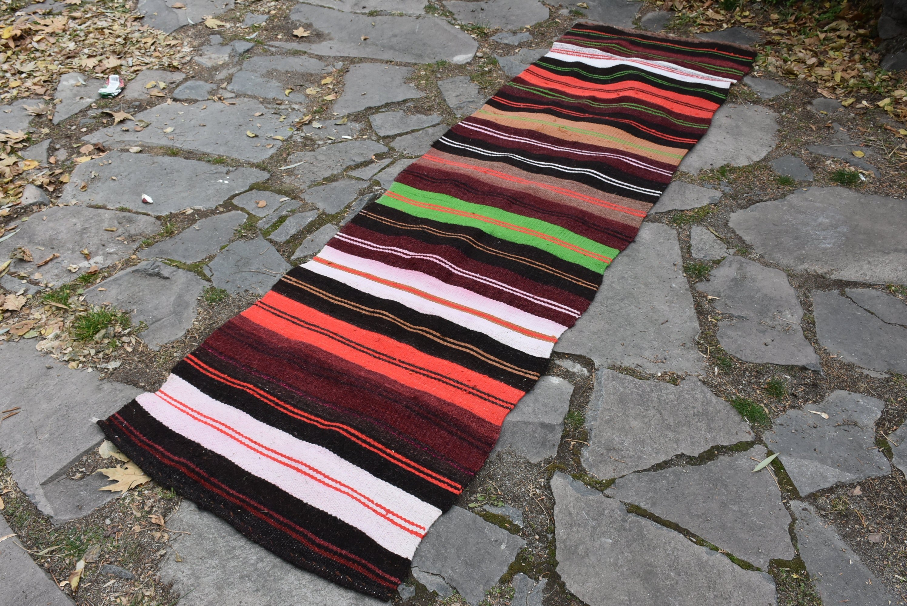 Yün Halılar, Kırmızı Yer Halısı, Yer Halısı, 2,5x8,2 ft Yolluk Halıları, Vintage Halılar, Koridor Halıları, Kilim, Koridor Halıları, Merdiven Halısı, Türk Halısı