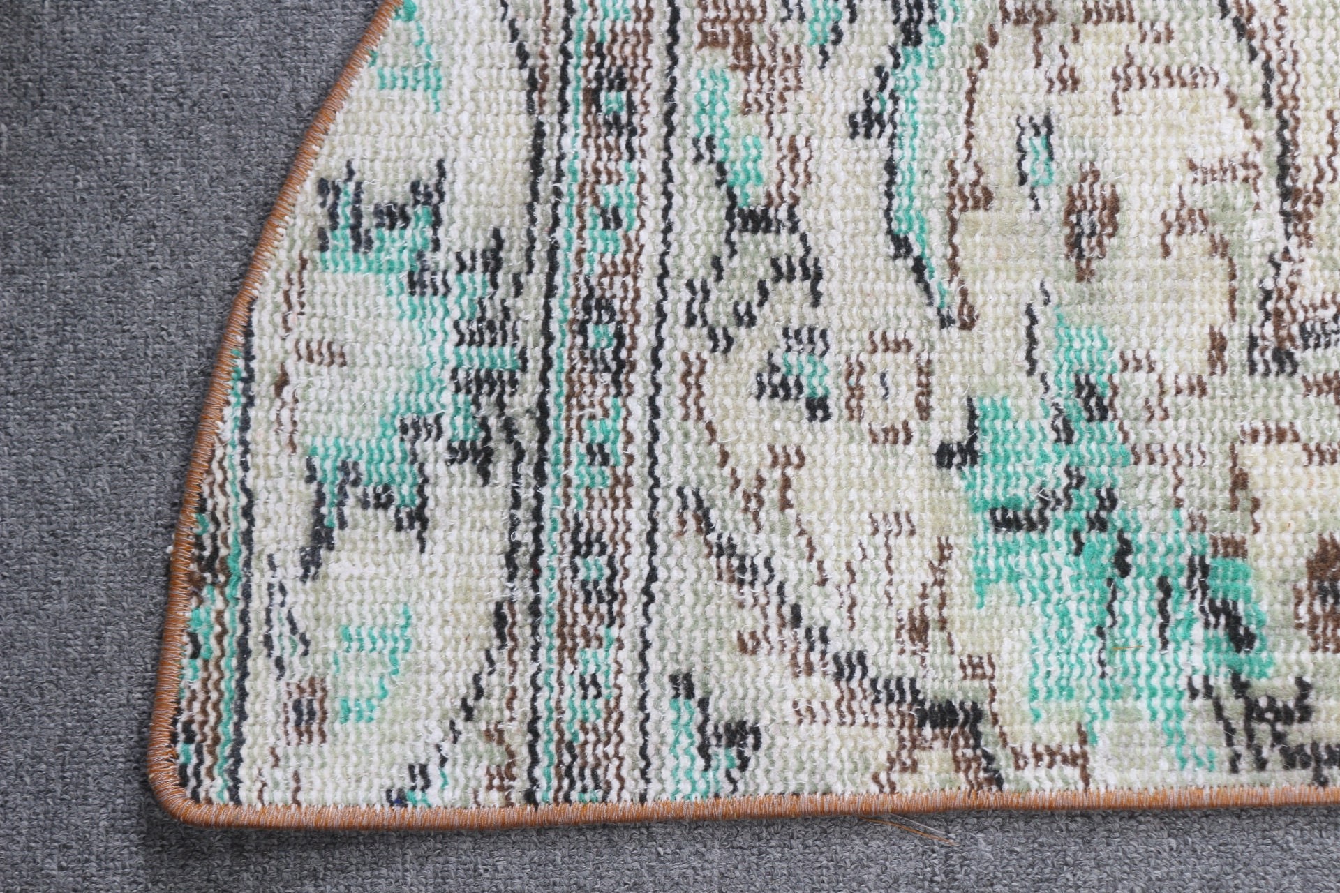 Wall Hanging Rugs, Turkish Rugs, 2.5x1.5 ft Small Rug, Vintage Rugs, Green Antique Rug, Cute Rugs, Kitchen Rug, Anatolian Rug