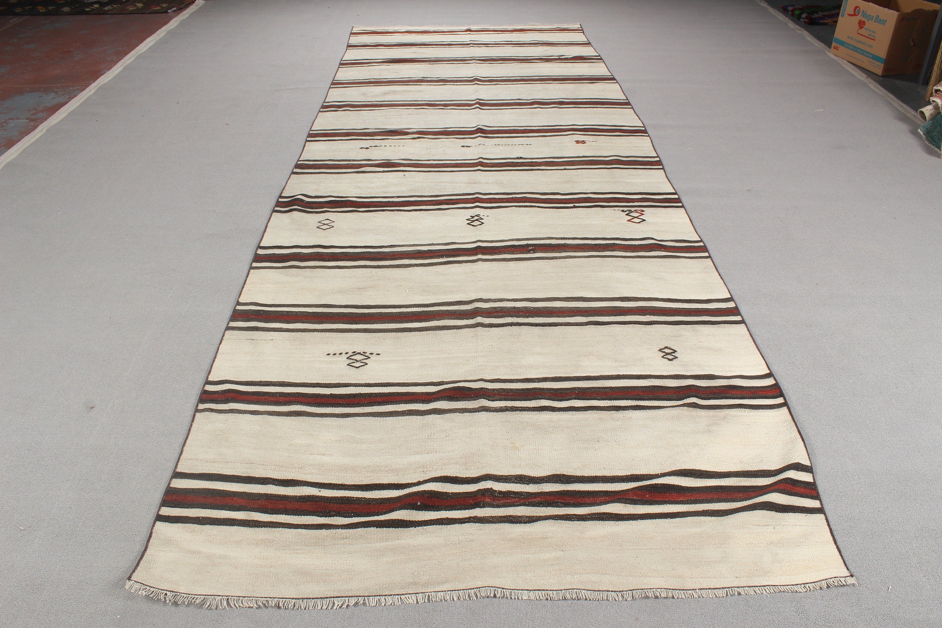 Oryantal Halılar, Dış Mekan Halıları, Geometrik Halılar, Kilim, Türk Halısı, Vintage Halı, Koridor Halıları, Bej Antika Halılar, 4,7x13,6 ft Yolluk Halıları