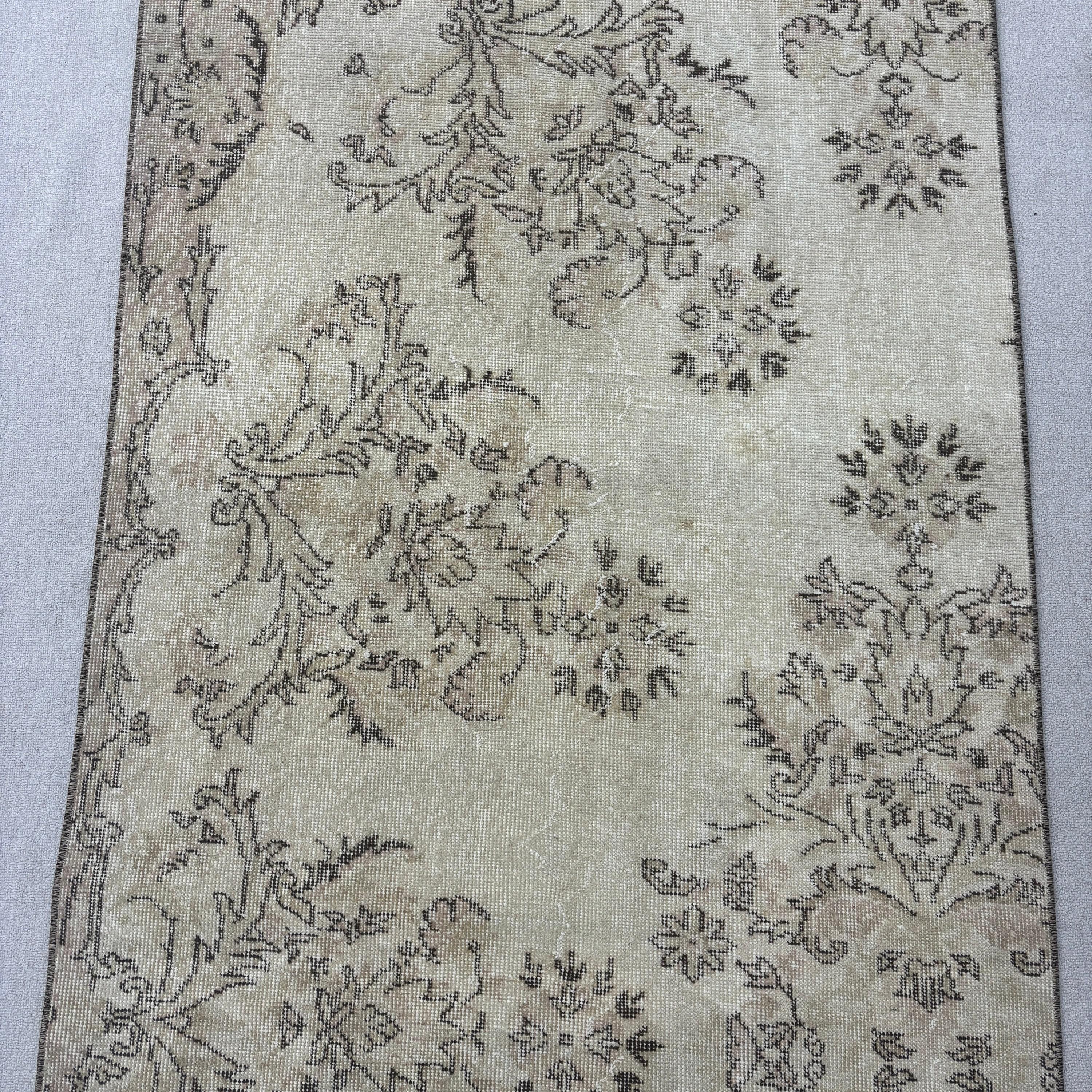 Boho Halı Yolluk Halıları, Türk Halısı, Vintage Halılar, 3.6x11.1 ft Koşucu Halıları, Siyah Mutfak Halısı, Mutfak Halıları, Ev Dekorasyonu Halısı