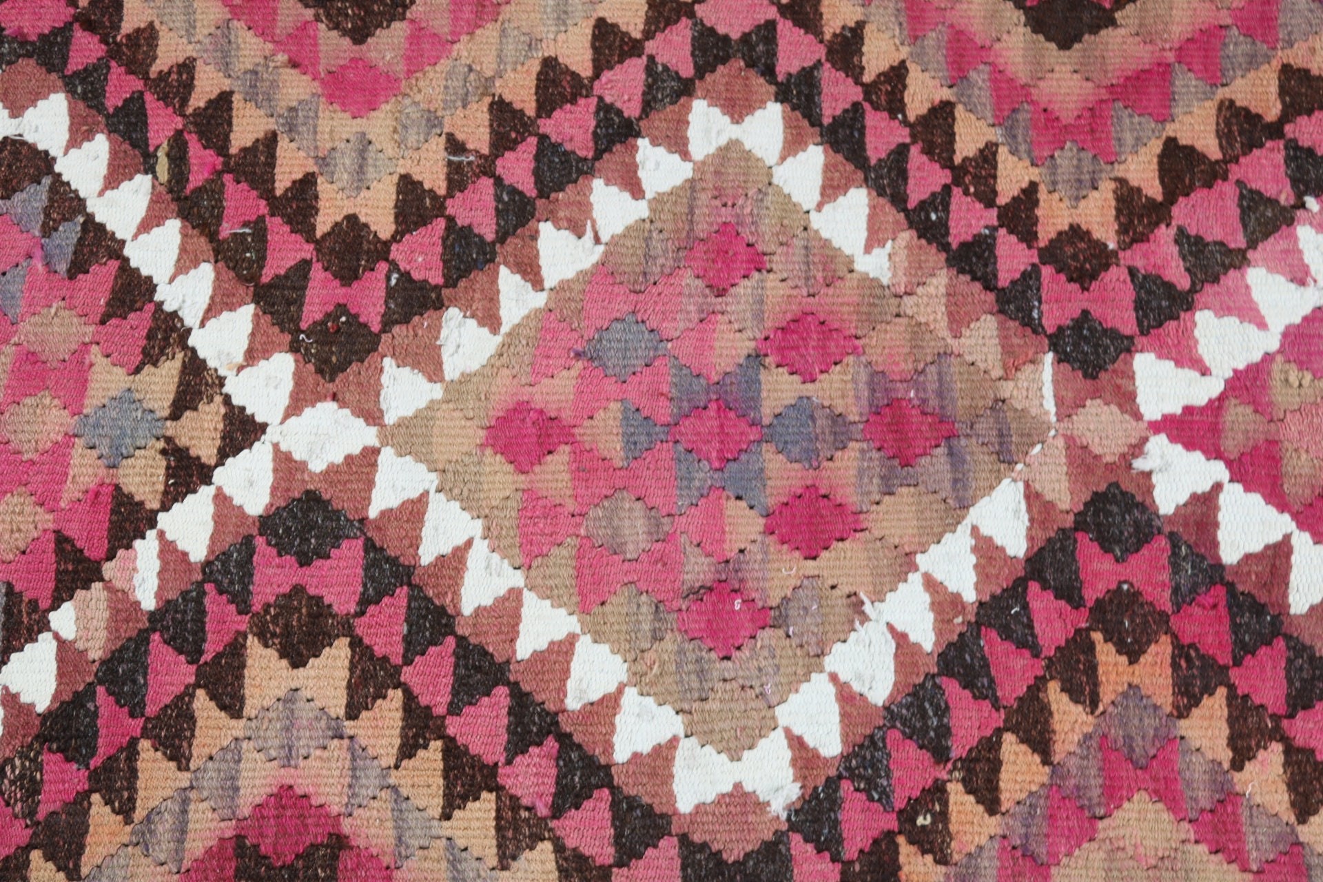 Pink Neutral Rugs, Kitchen Rugs, Turkish Rugs, 3.1x10.1 ft Runner Rugs, Vintage Rugs, Floor Rugs, Vintage Runner Rugs, Modern Rug