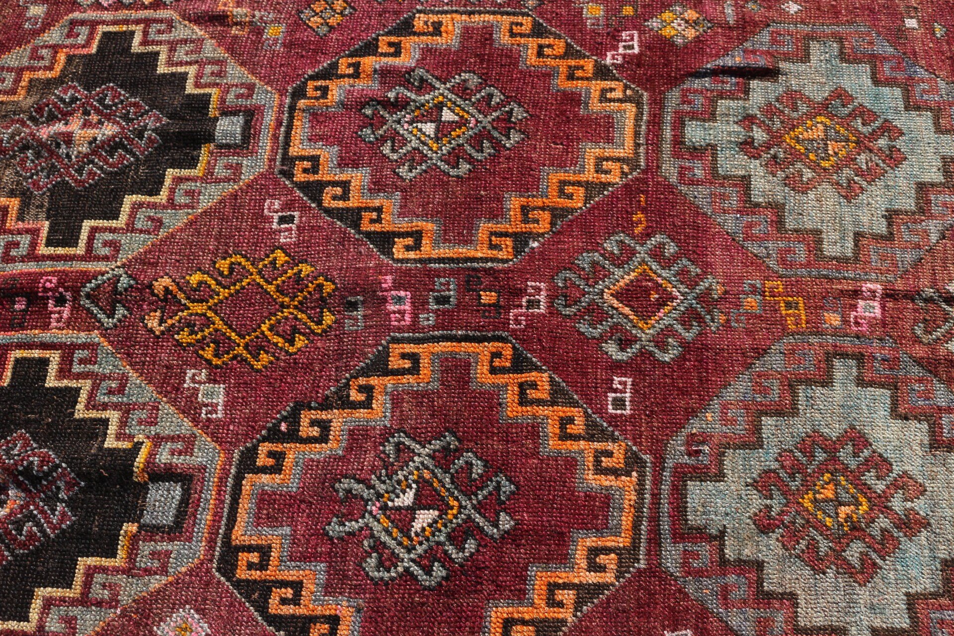 Ev Dekor Halısı, Sevimli Halı, Türk Halısı, Vintage Halı, Mutfak Halısı, Kahverengi 3.9x13.5 ft Runner Halı, Mutfak Halıları