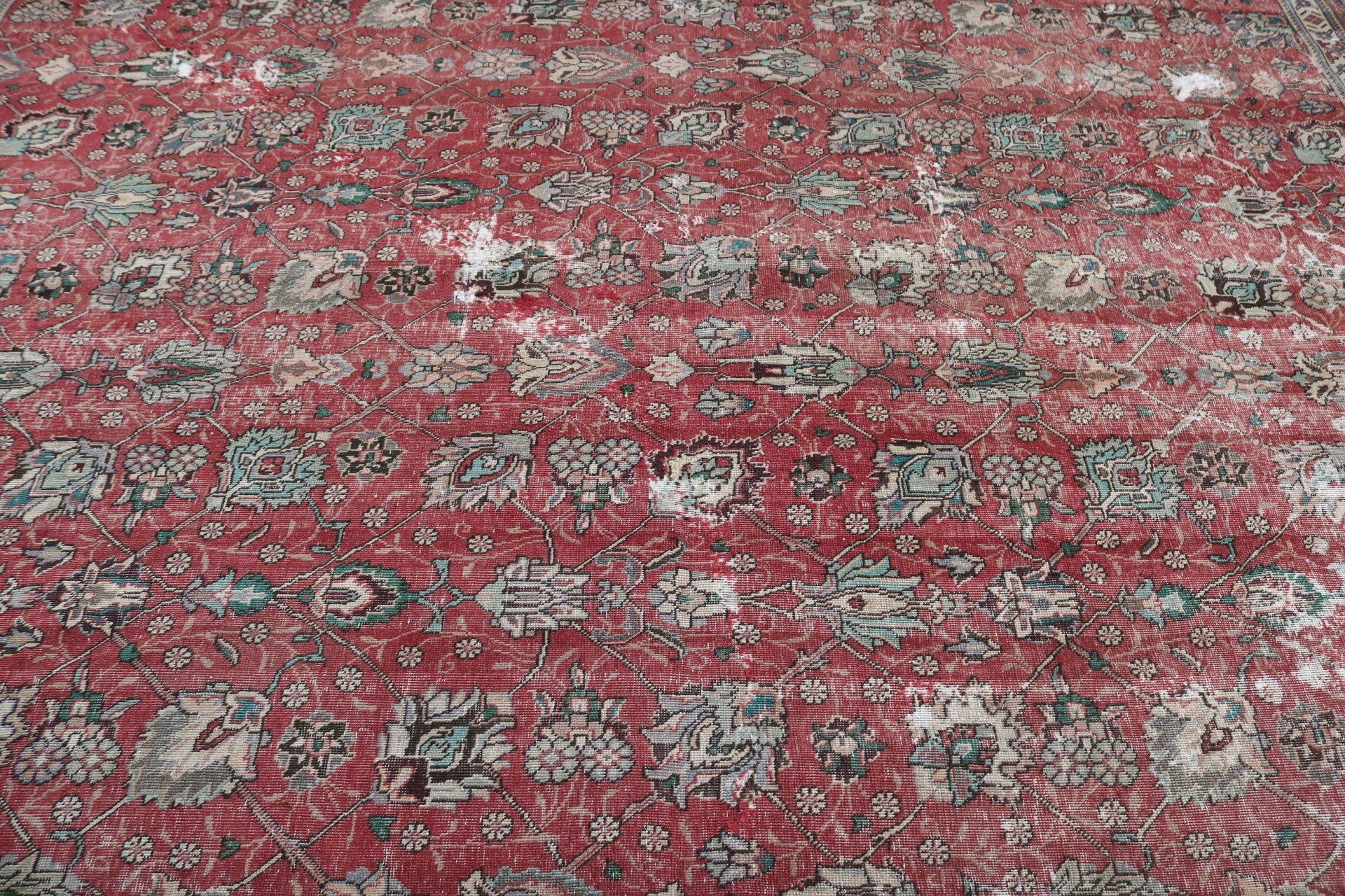 Salon Rugs, Turkish Rugs, Red Moroccan Rug, Office Rugs, Neutral Rug, Kitchen Rugs, 9.7x12.4 ft Oversize Rug, Vintage Rugs, Living Room Rug