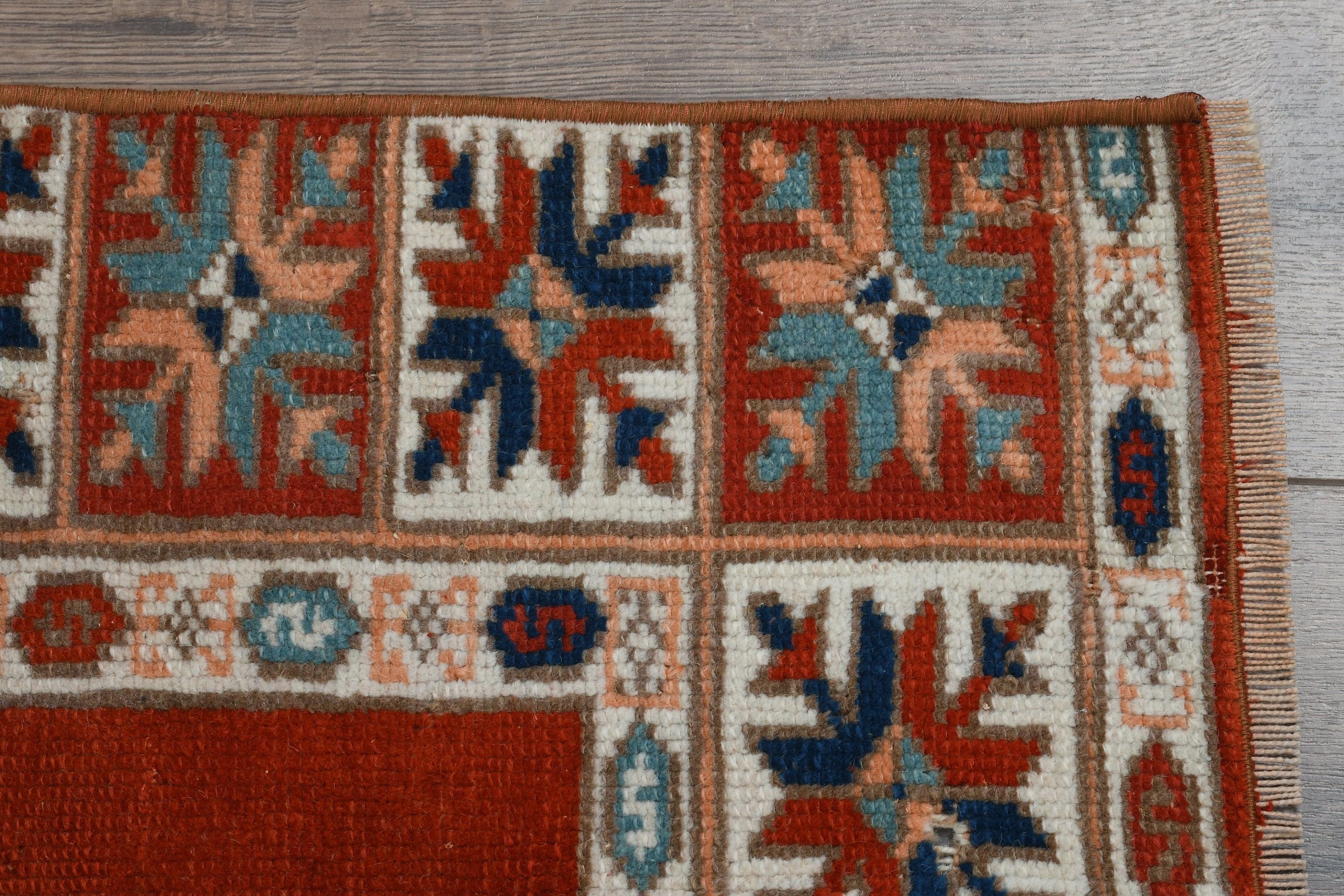 Vintage Rugs, Bright Rugs, Kitchen Rug, Bedroom Rug, Orange Anatolian Rugs, Turkish Rugs, Oushak Rug, Anatolian Rug, 3.5x5.7 ft Accent Rug