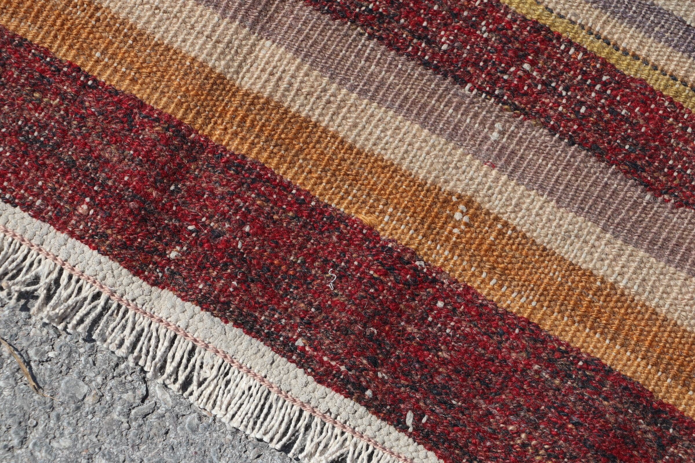 3.6x9.1 ft Runner Rug, Kilim, Home Decor Rug, Red Antique Rugs, Rugs for Corridor, Vintage Rug, Turkish Rugs, Stair Rugs