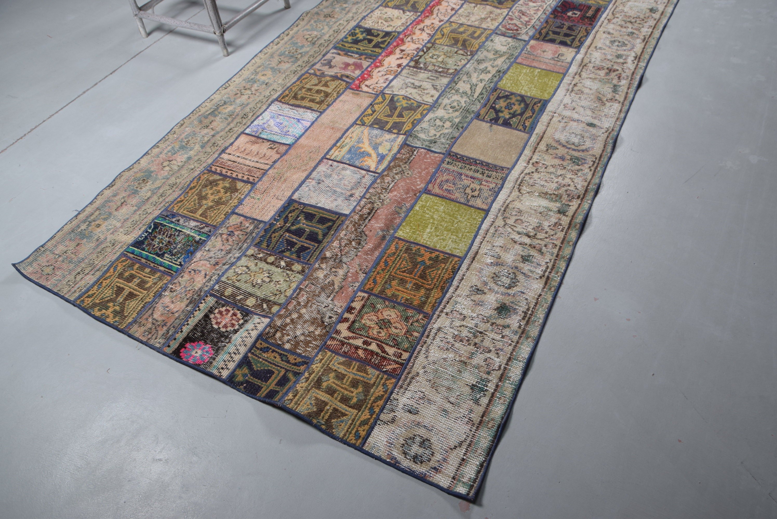 Living Room Rug, Turkish Rugs, Rainbow Bedroom Rugs, Wool Rug, 4.8x8.9 ft Large Rug, Home Decor Rugs, Rugs for Bedroom, Vintage Rug