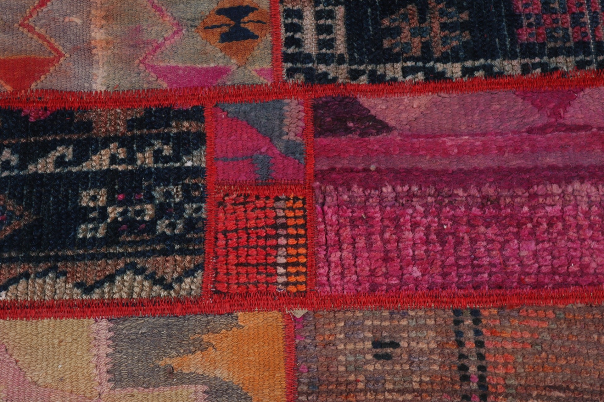 Door Mat Rugs, Small Vintage Rugs, Geometric Rugs, Pink Bedroom Rugs, 1.8x3.9 ft Small Rug, Turkish Rug, Vintage Rug