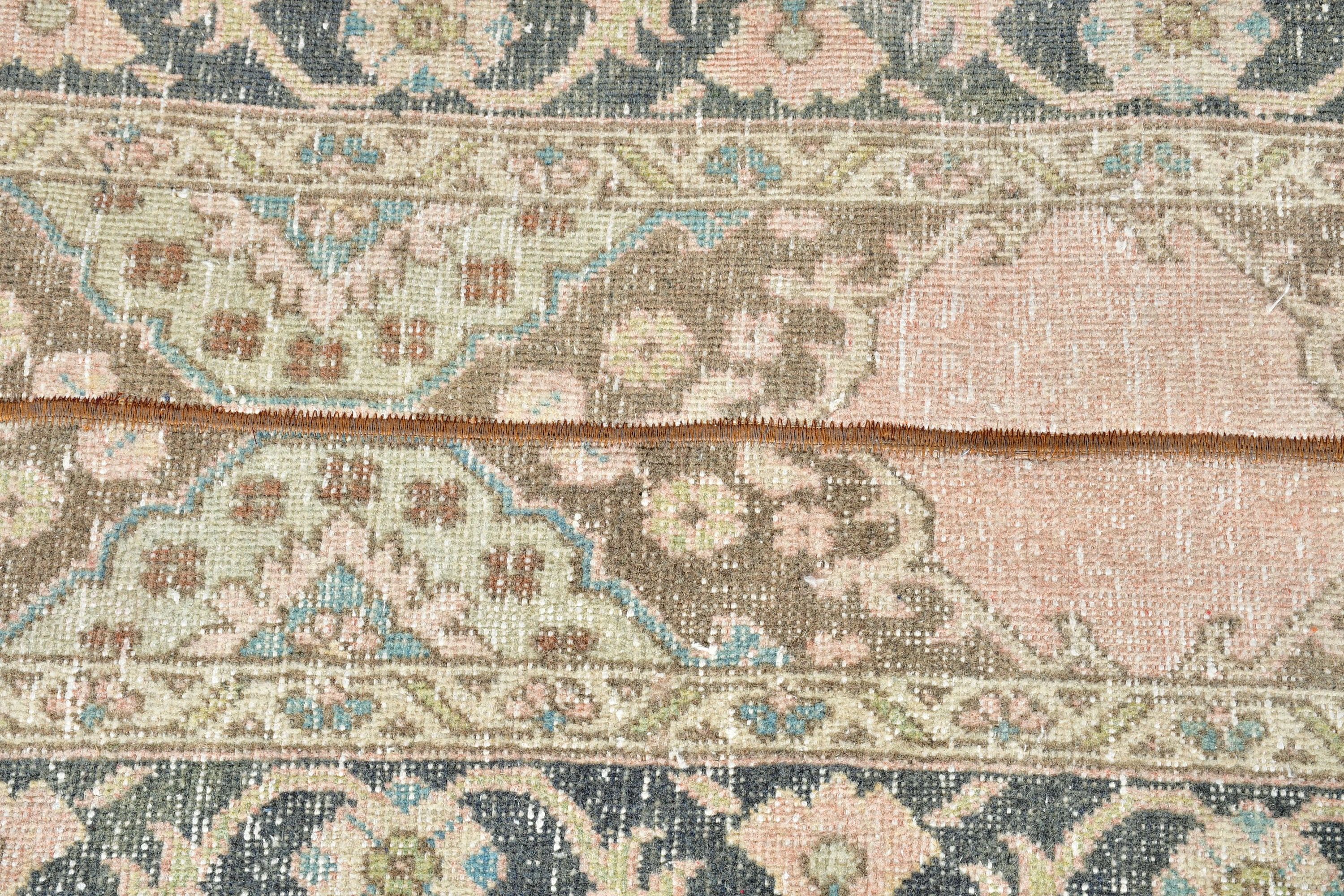 Türk Halısı, Koridor Halısı, 2.1x13.3 ft Yolluk Halısı, Vintage Halılar, Antika Halı, Kahverengi Yün Halı, Mutfak Halıları, Koridor Halıları, Koridor Halısı