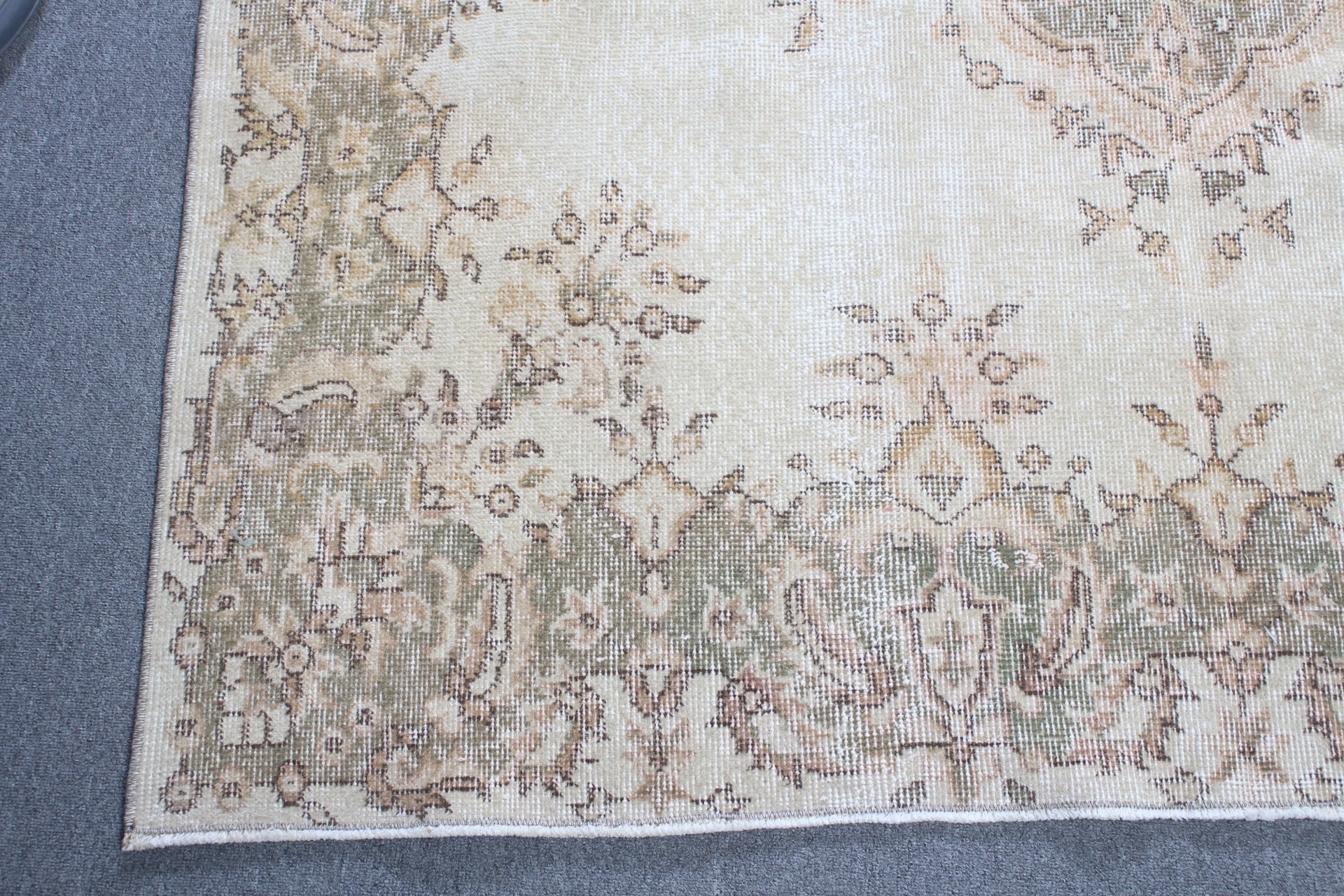 Beige Bedroom Rug, Rugs for Bedroom, Turkish Rug, Moroccan Rugs, Oriental Rugs, 5.4x9.6 ft Large Rug, Old Rug, Vintage Rug, Living Room Rug