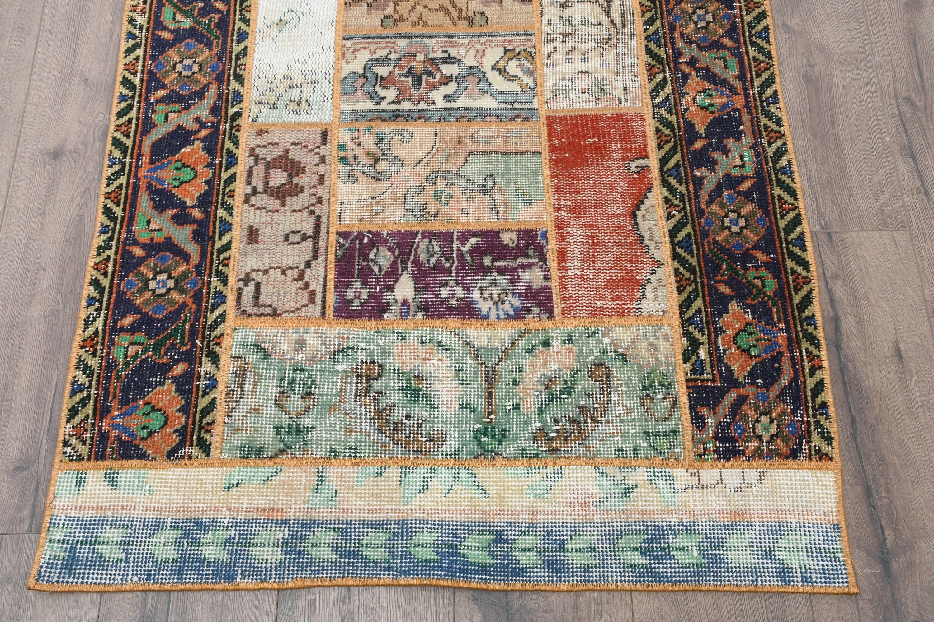 Giriş Halısı, Mavi Anadolu Halısı, Vintage Halı, Havalı Halı, Yatak Odası Halıları, 2,9x6,4 ft Accent Halı, Mutfak Halıları, Anadolu Halısı, Türk Halıları