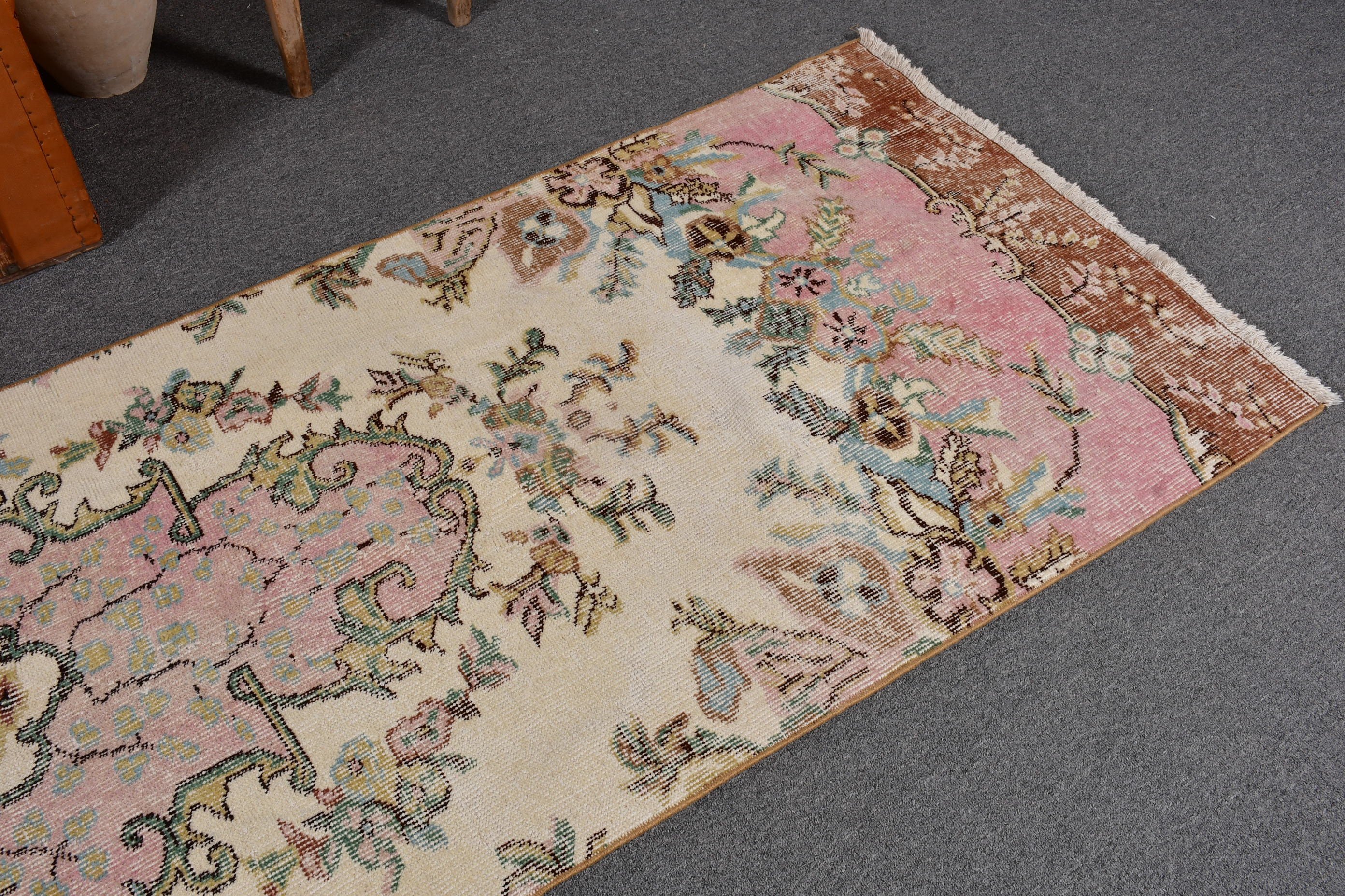 Vintage Halılar, 2.8x9.9 ft Runner Halıları, Türk Halısı, Koridor Halıları, Oushak Halıları, Aztek Halısı, Yer Halıları, Bej Yer Halısı, Mutfak Halısı