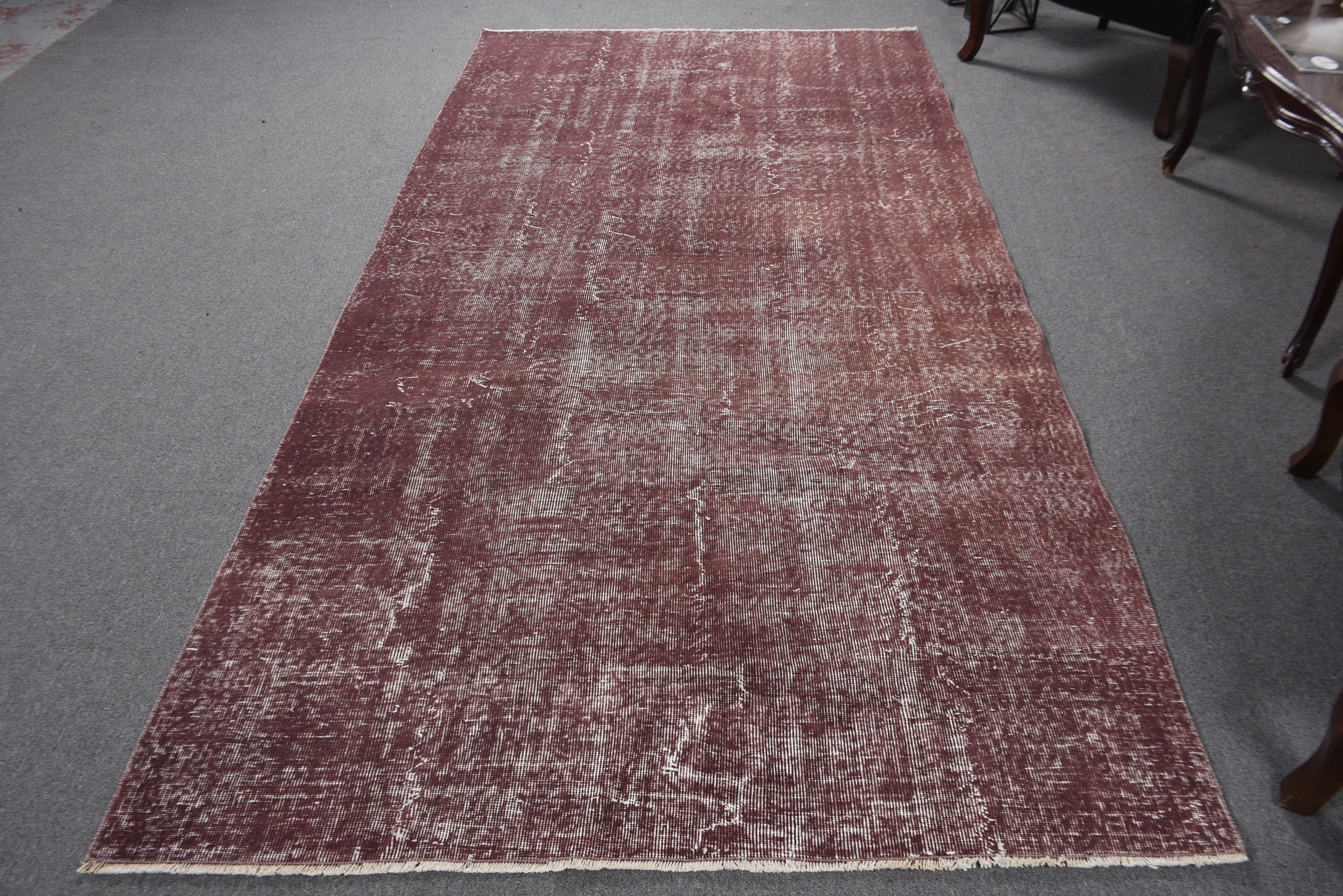 4.8x9.3 ft Large Rug, Rugs for Salon, Cool Rugs, Turkish Rug, Bedroom Rug, Large Oushak Rug, Red Luxury Rug, Vintage Rugs, Salon Rug