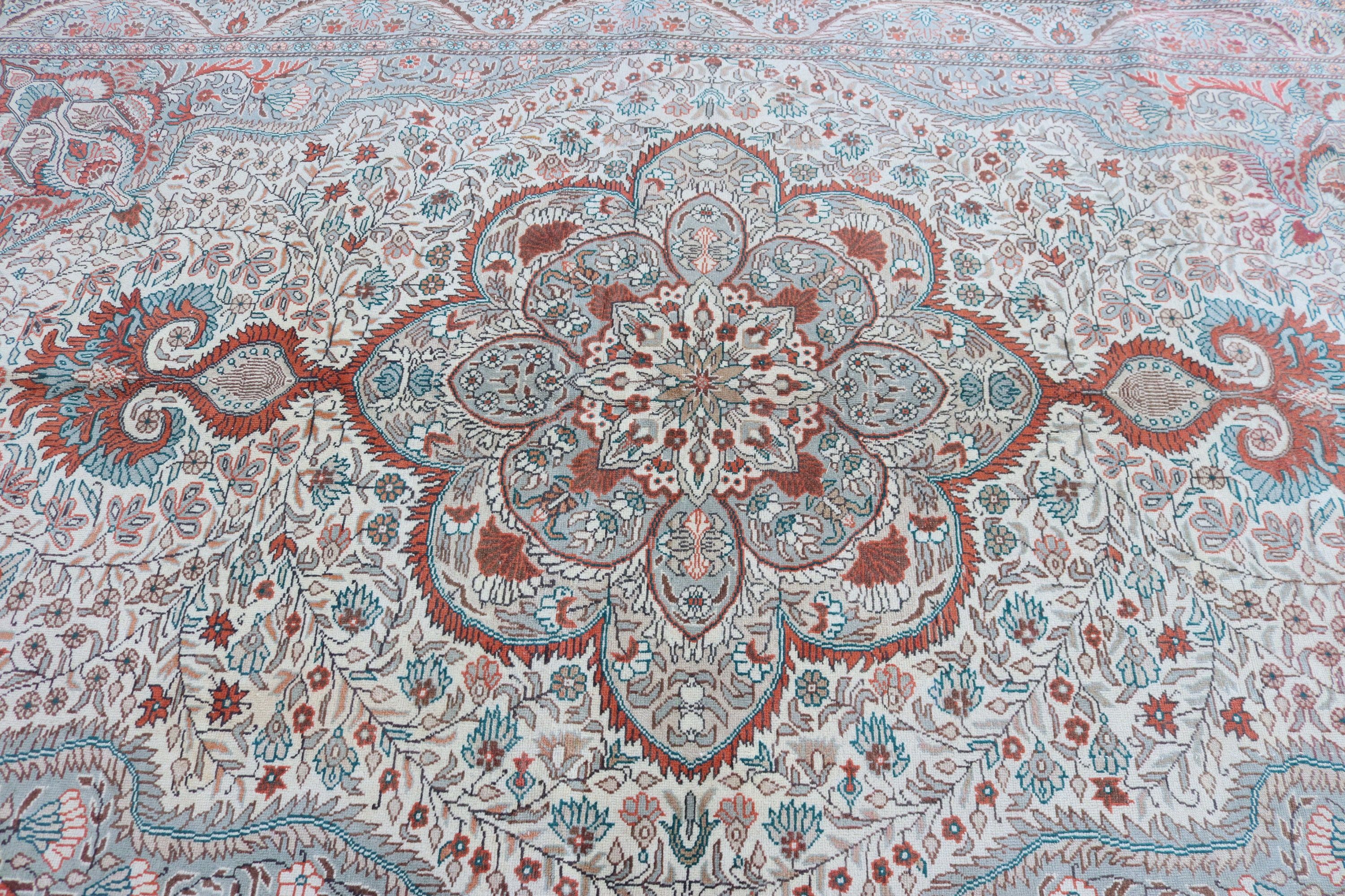 6.4x9.6 ft Büyük Halılar, Ev Dekorasyonu Halıları, Oryantal Halı, Türk Halıları, Vintage Halılar, Gri Anadolu Halıları, Büyük Boho Halısı, Yemek Odası Halısı