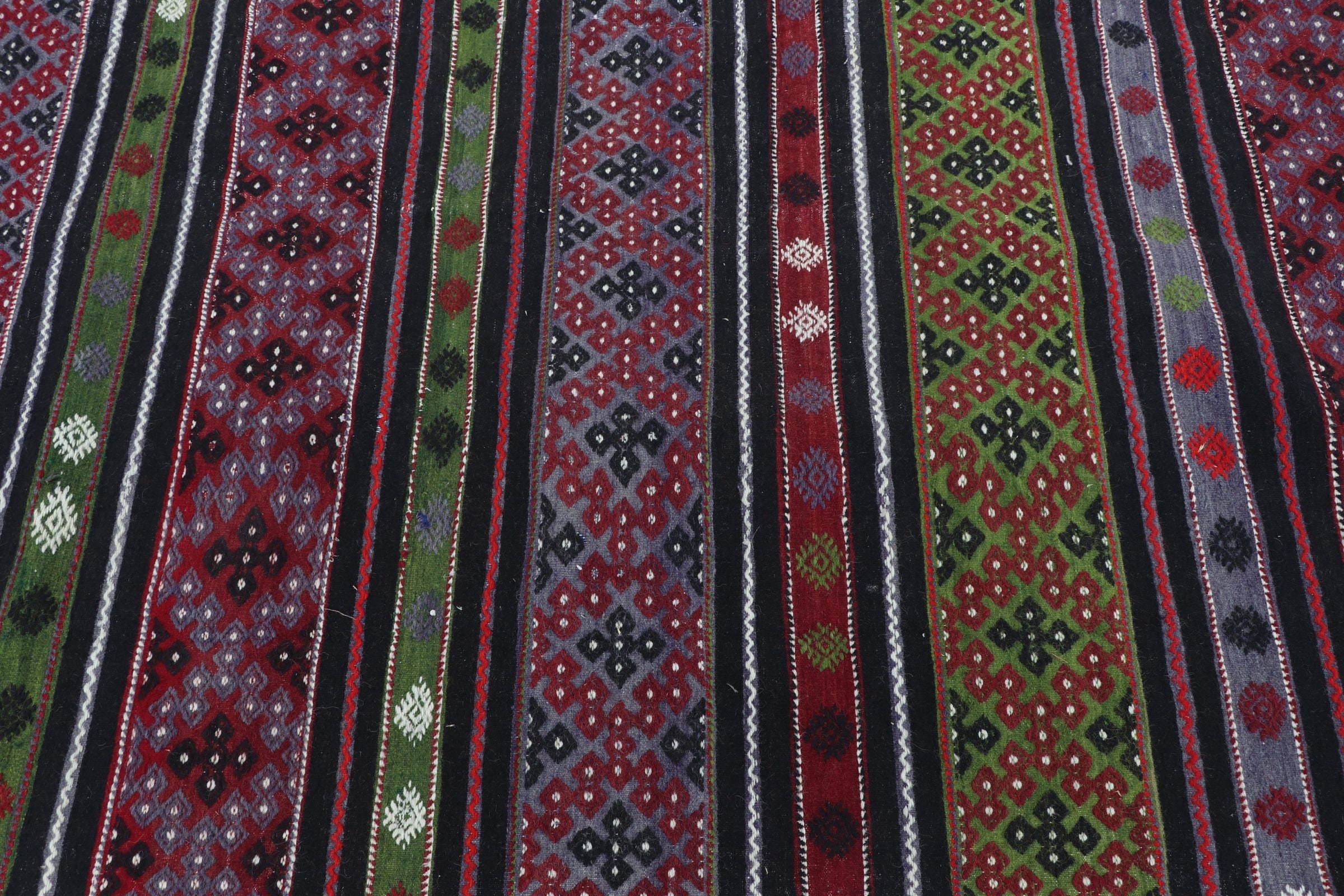 Koridor Halıları, Siyah Ev Dekorasyonu Halıları, 3.9x11.6 ft Runner Halısı, Ev Dekorasyonu Halısı, Kilim, Merdiven Halıları, Türk Halısı, Yer Halısı, Vintage Halı